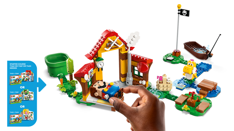 LEGO 71422 Super Mario Picnic At Mario's House Expansion Set