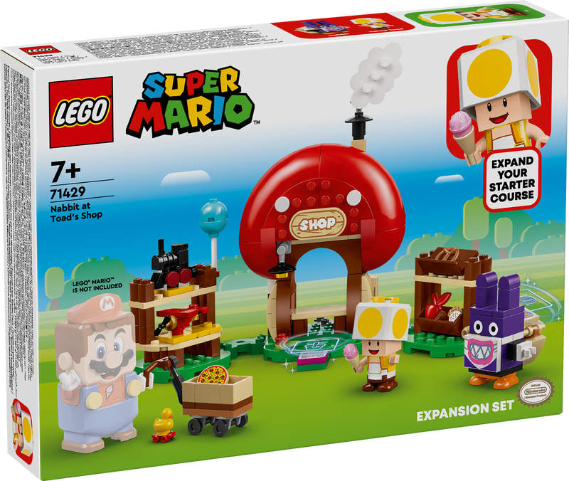 LEGO 71429 Super Mario Nabbit At Toad's Shop Expansion Set