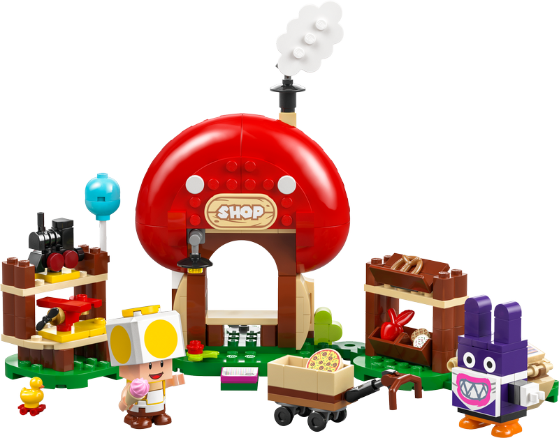 LEGO 71429 Super Mario Nabbit At Toad's Shop Expansion Set