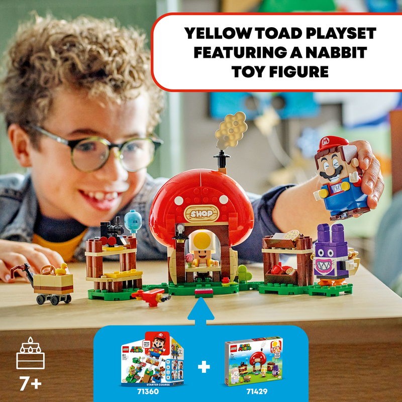 LEGO 71429 Super Mario Nabbit At Toad's Shop Expansion Set