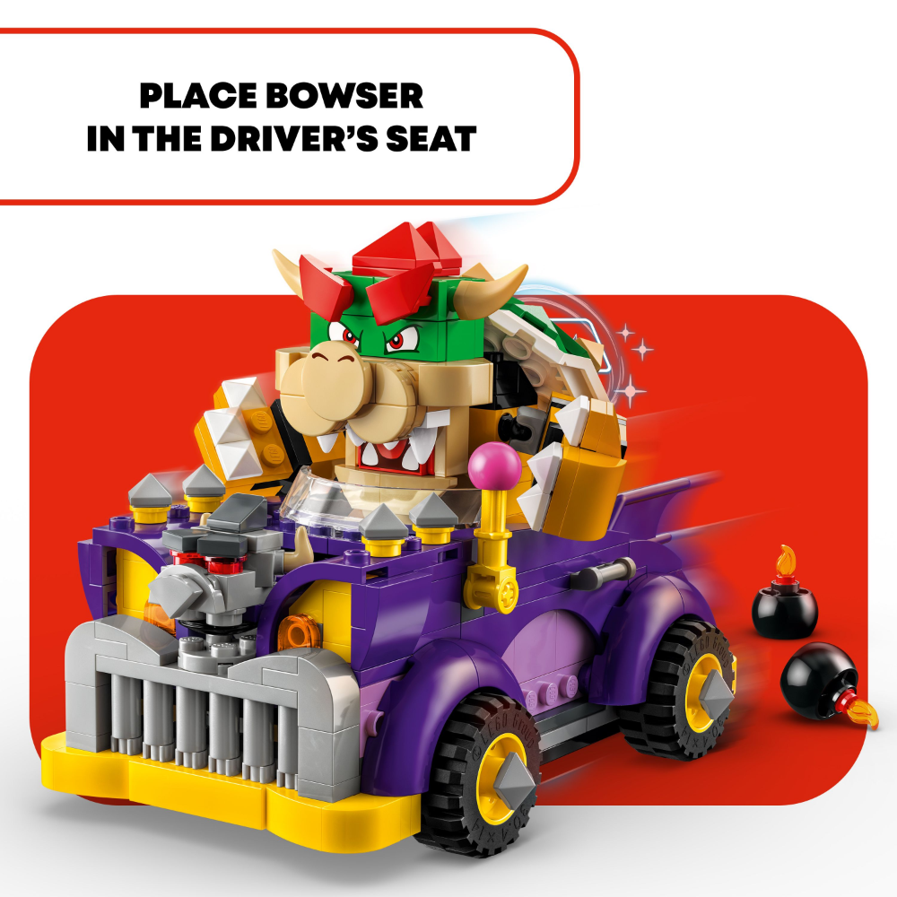 Bowser's Fury Super Mario 3d World Bowser Car LEGO 71431