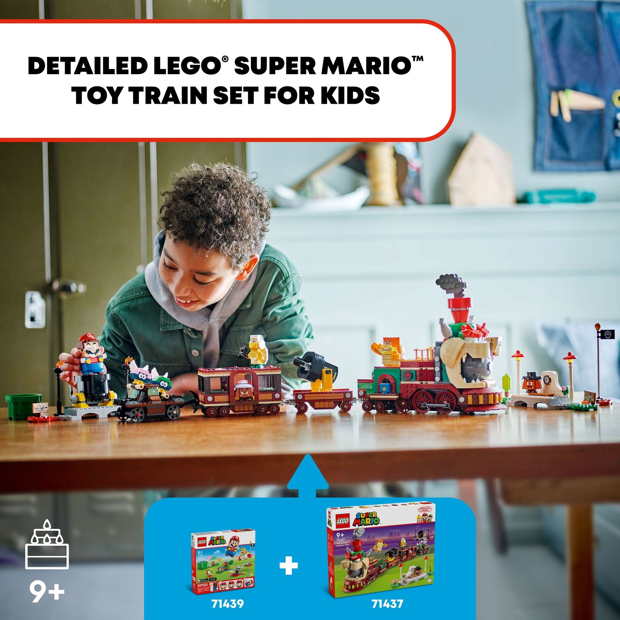 Toy Train Mario LEGO 71437 Super Mario The Bowser Express Train – Toyworld Australia