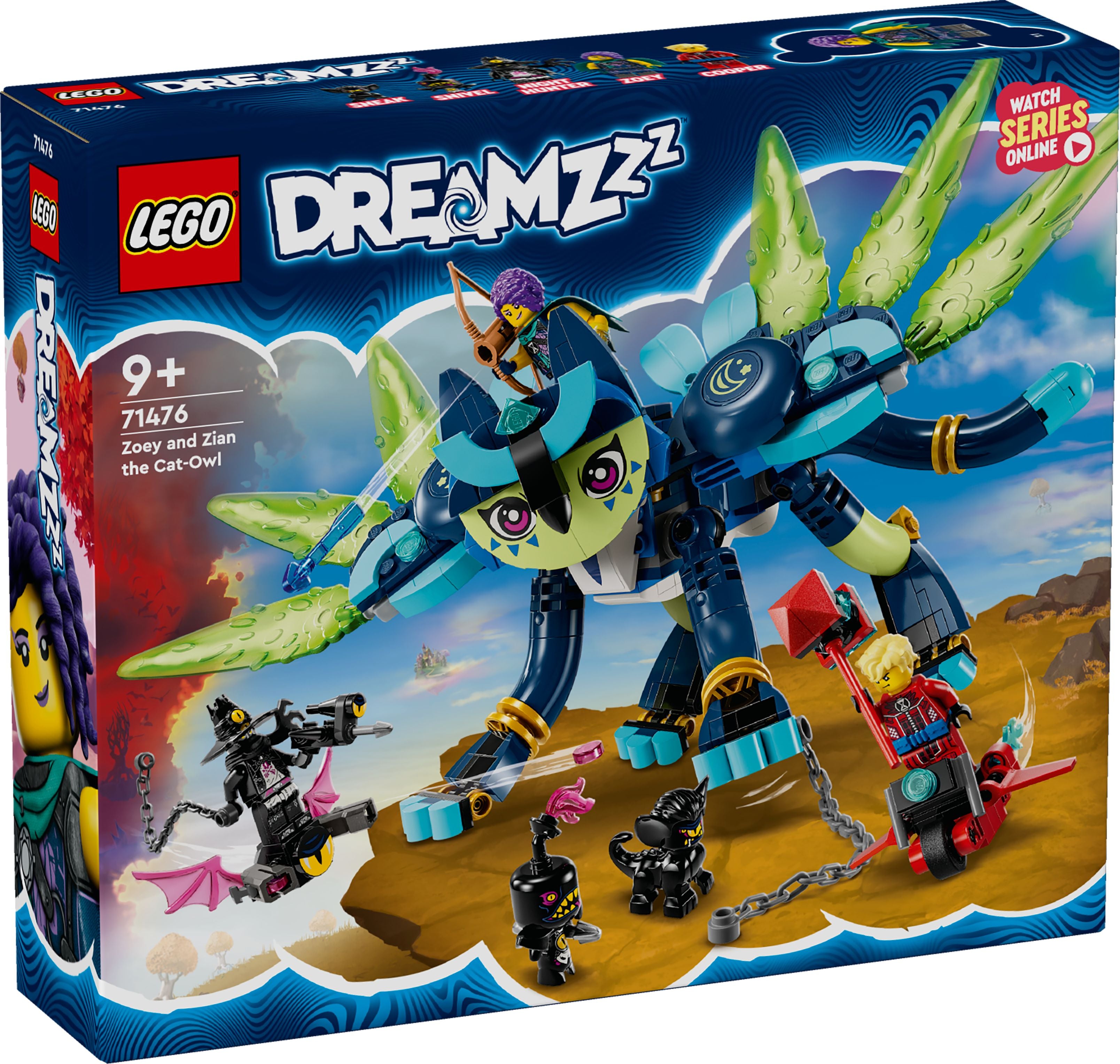 LEGO 71476 DREAMZzz Zoey And Zian The Cat Owl – Toyworld Australia