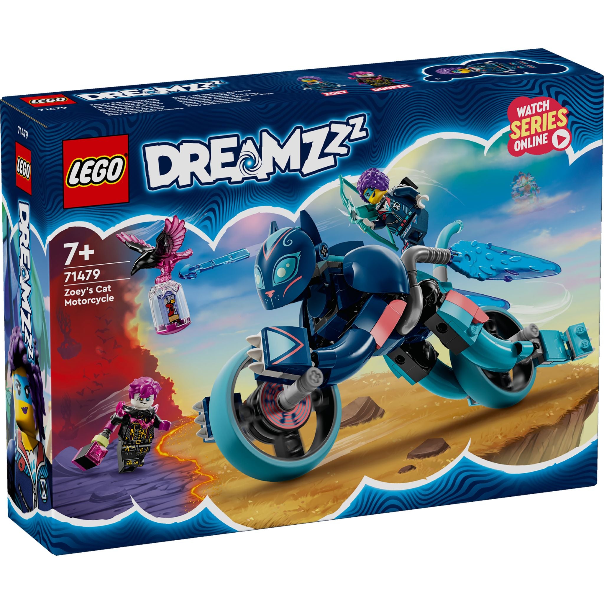 LEGO 71479 DREAMZzz Zoey's Cat Motorcycle