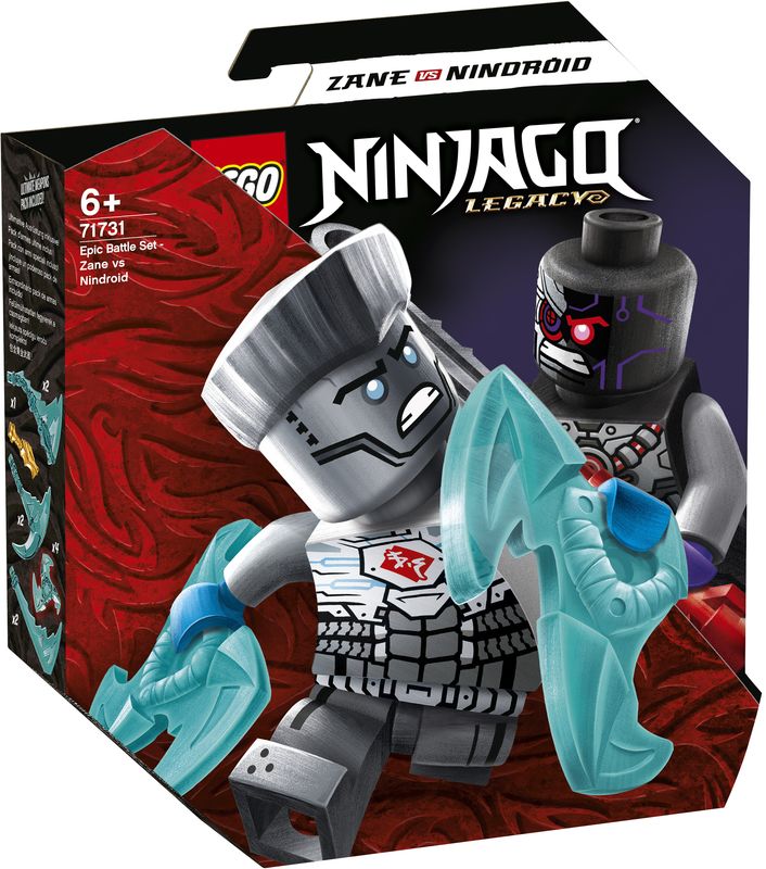 LEGO 71731 NINJAGO LEGACY EPIC BATTLE SET ZANE VS NINDROID