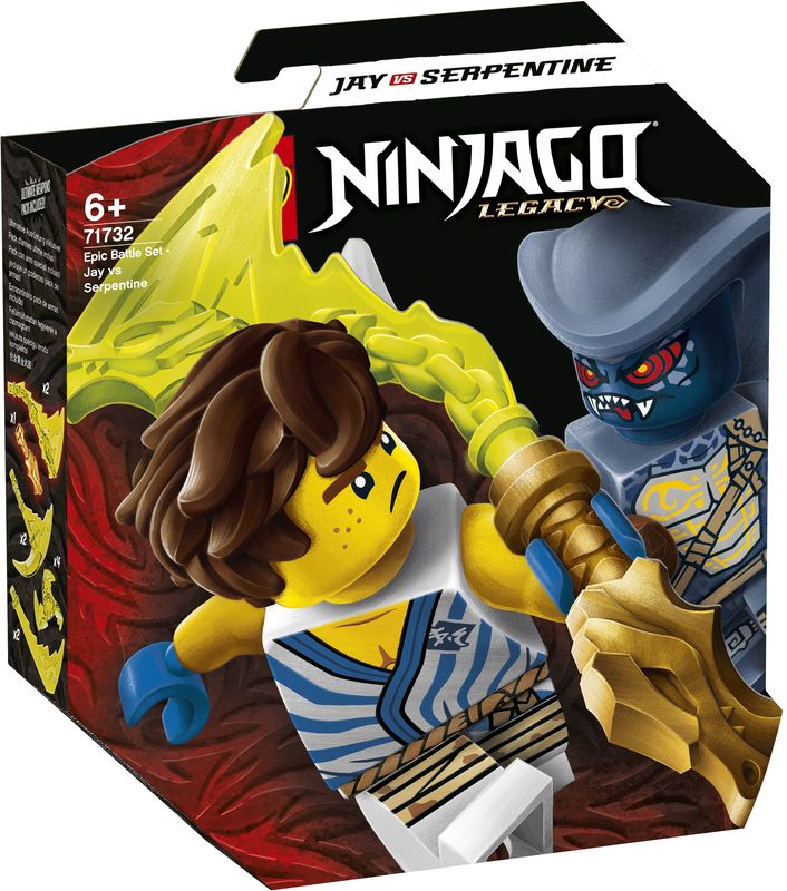 LEGO 71732 NINJAGO LEGACY EPIC BATTLE SET JAY VS SERPENTINE