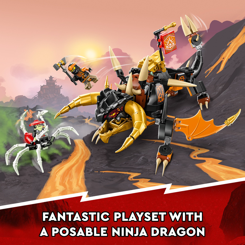 LEGO 71782 NINJAGO Cole'S Earth Dragon Evo – Toyworld Australia