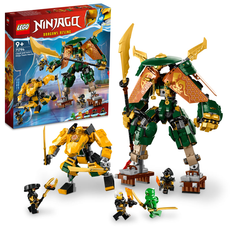 LEGO 71794 NINJAGO LLOYD AND ARIN'S NINJA TEAM MECHS