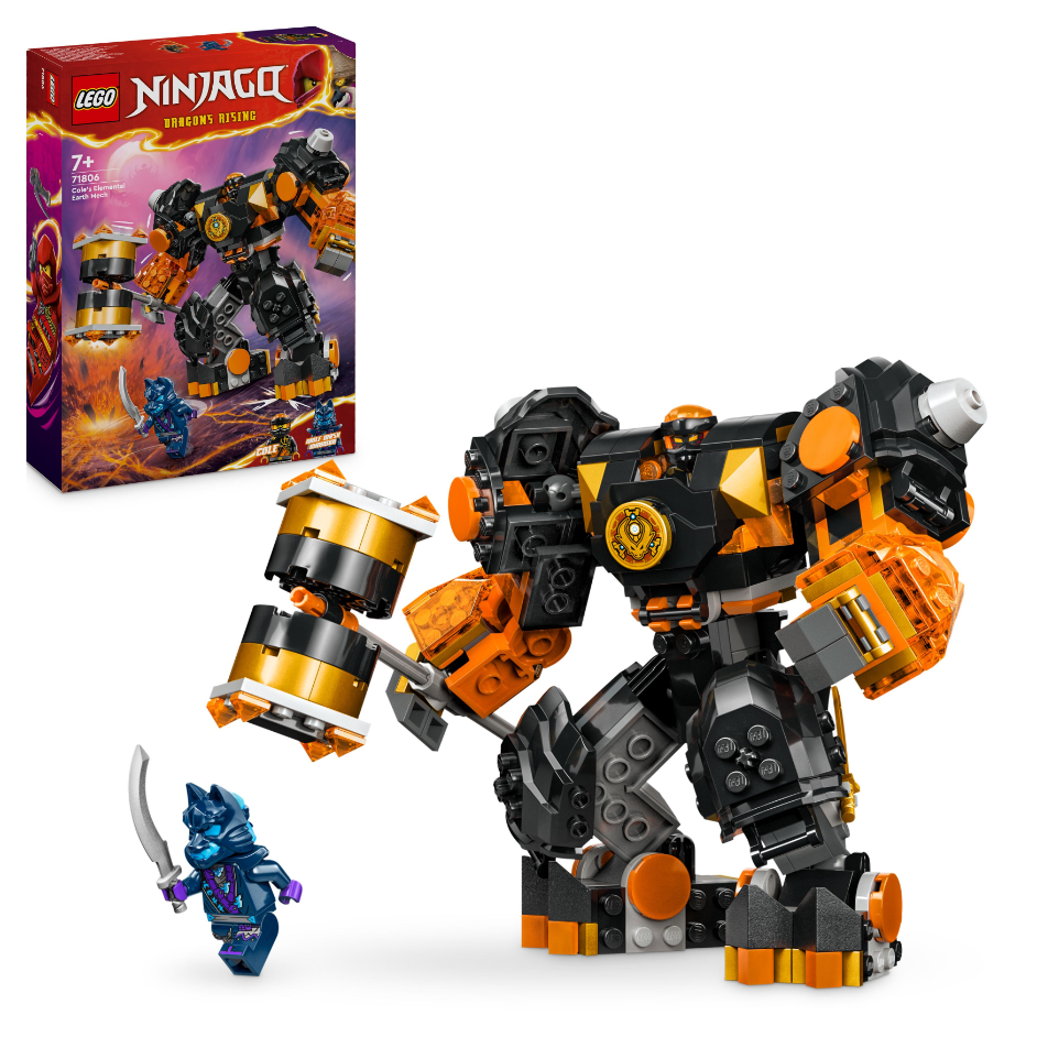 LEGO 71806 NINJAGO Cole's Elemental Earth Mech