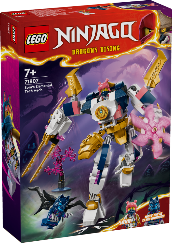 LEGO 71807 NINJAGO Sora's Elemental Tech Mech