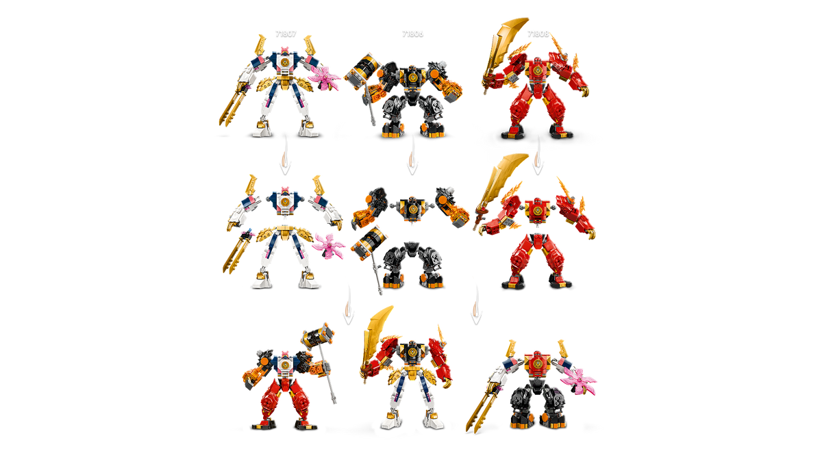 LEGO 71807 NINJAGO Sora's Elemental Tech Mech
