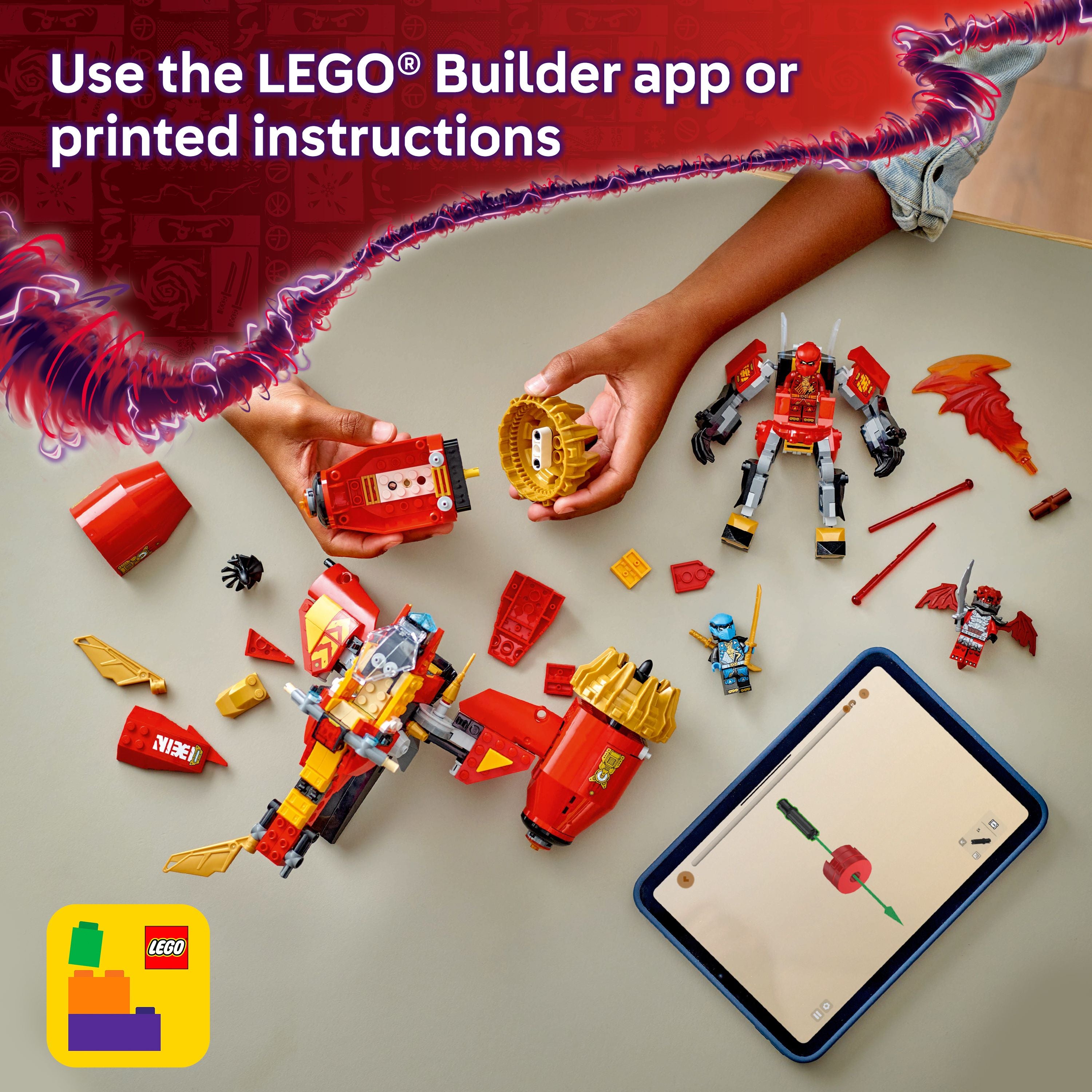 LEGO 71830 NINJAGO Kai's Mech Storm Rider