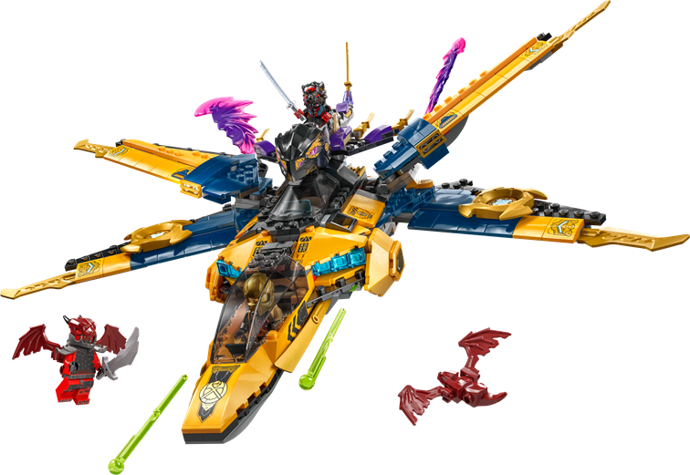 LEGO 71833 NINJAGO Ras And Arin's Super Storm Jet