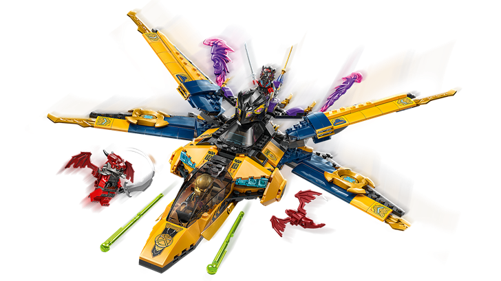LEGO 71833 NINJAGO Ras And Arin's Super Storm Jet