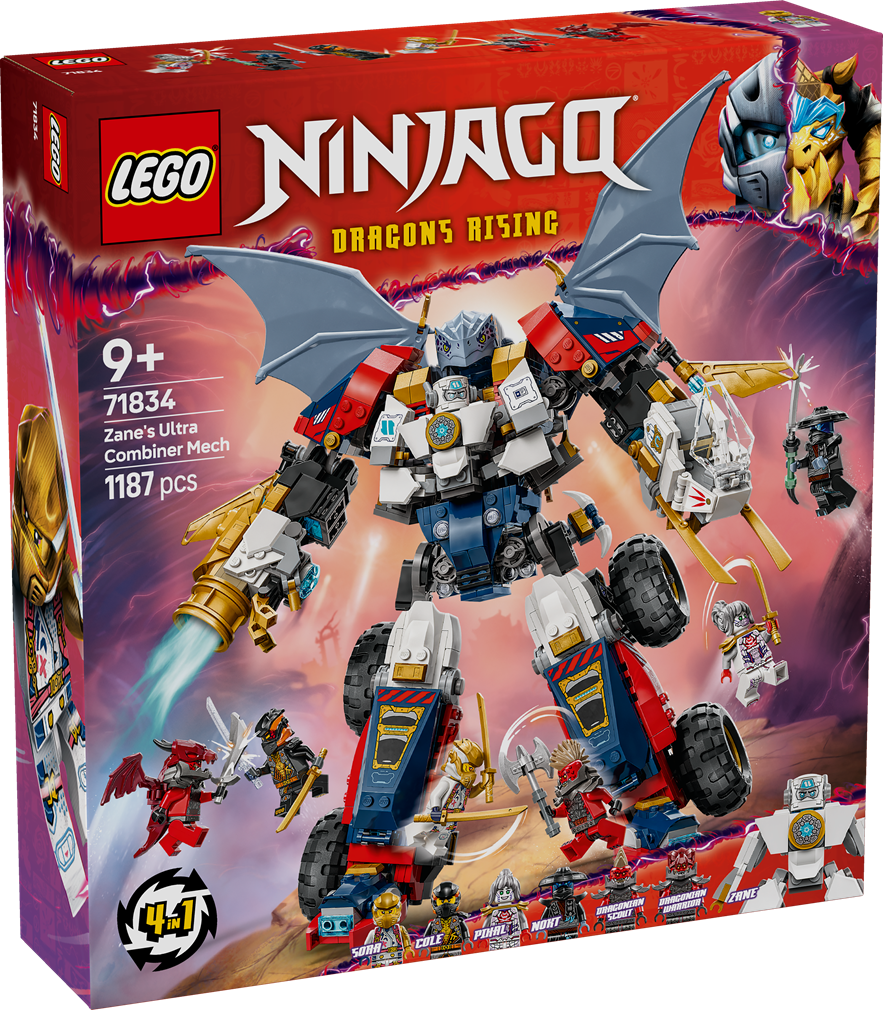 LEGO 71834 NINJAGO Zane's Ultra Combiner Mech