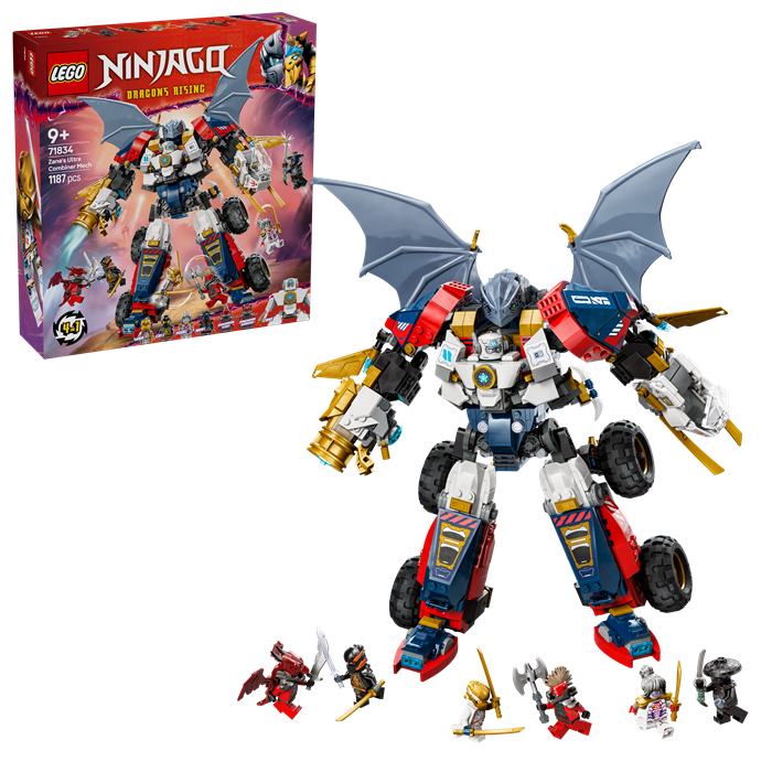 LEGO 71834 NINJAGO Zane's Ultra Combiner Mech
