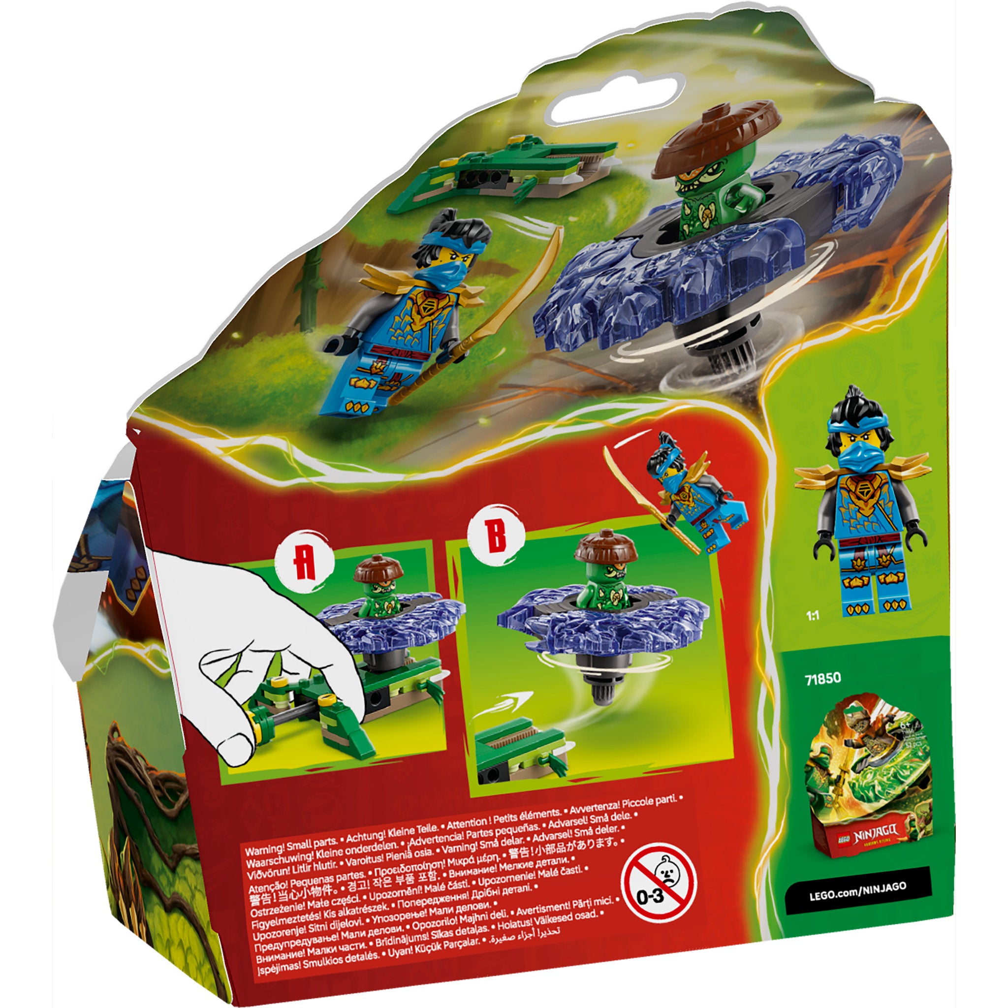 LEGO 71849 NINJAGO Nya vs. Mutation Monster Spinner