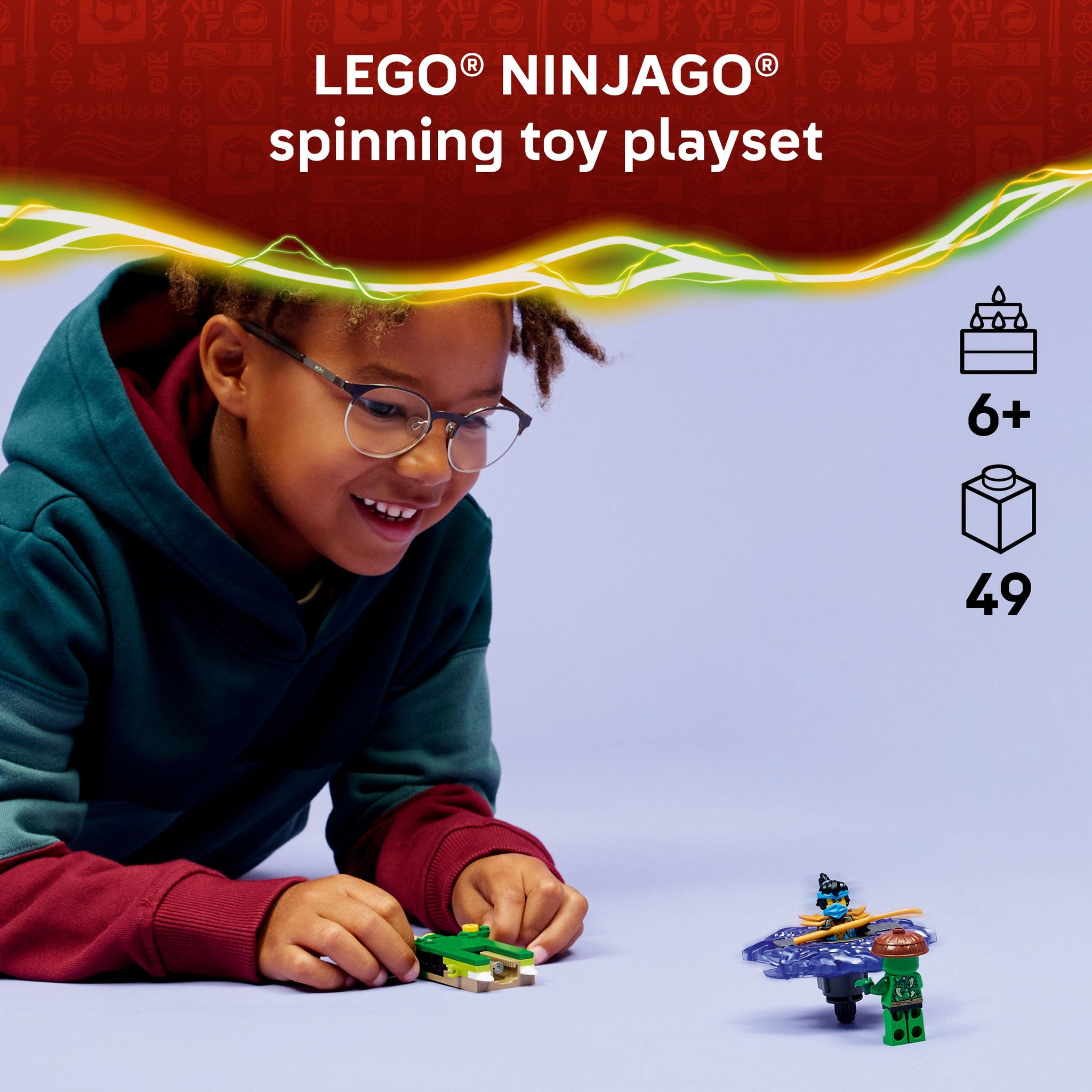 LEGO 71849 NINJAGO Nya vs. Mutation Monster Spinner