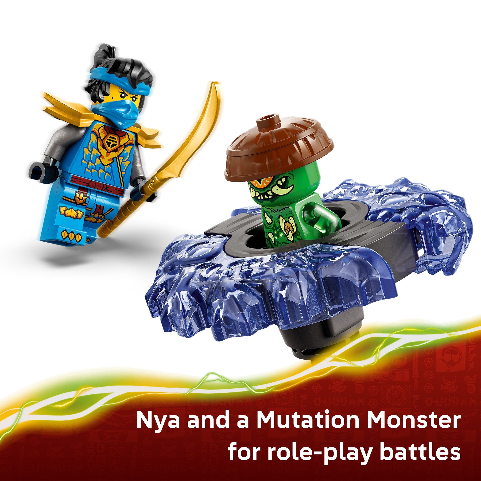 LEGO 71849 NINJAGO Nya vs. Mutation Monster Spinner