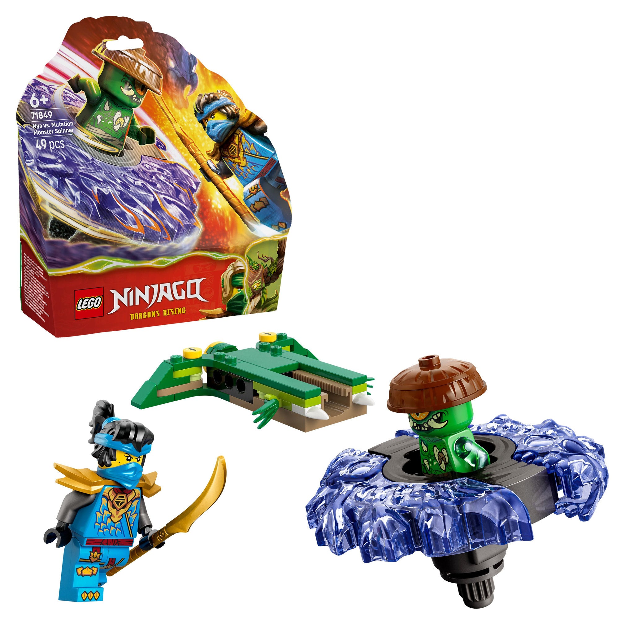 LEGO 71849 NINJAGO Nya vs. Mutation Monster Spinner