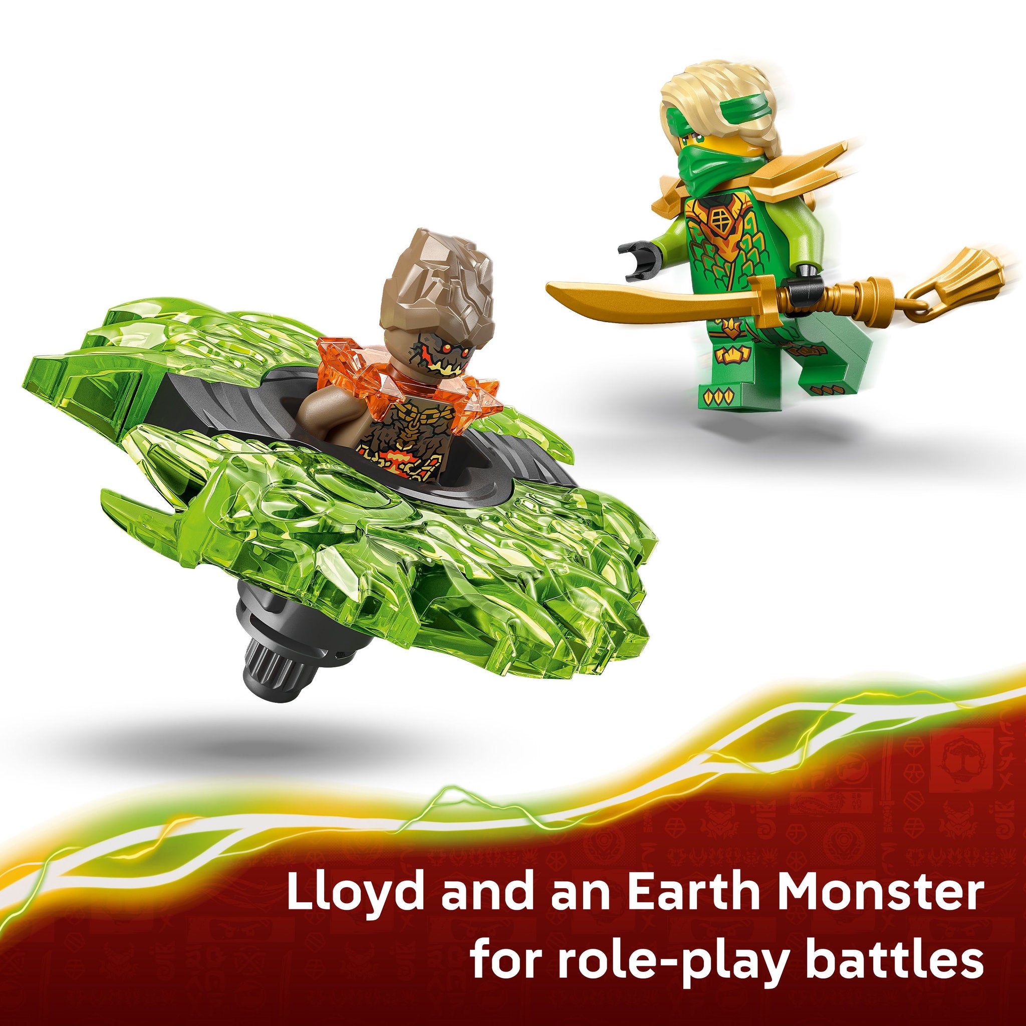 LEGO 71850 NINJAGO Lloyd vs. Earth Monster Spinner