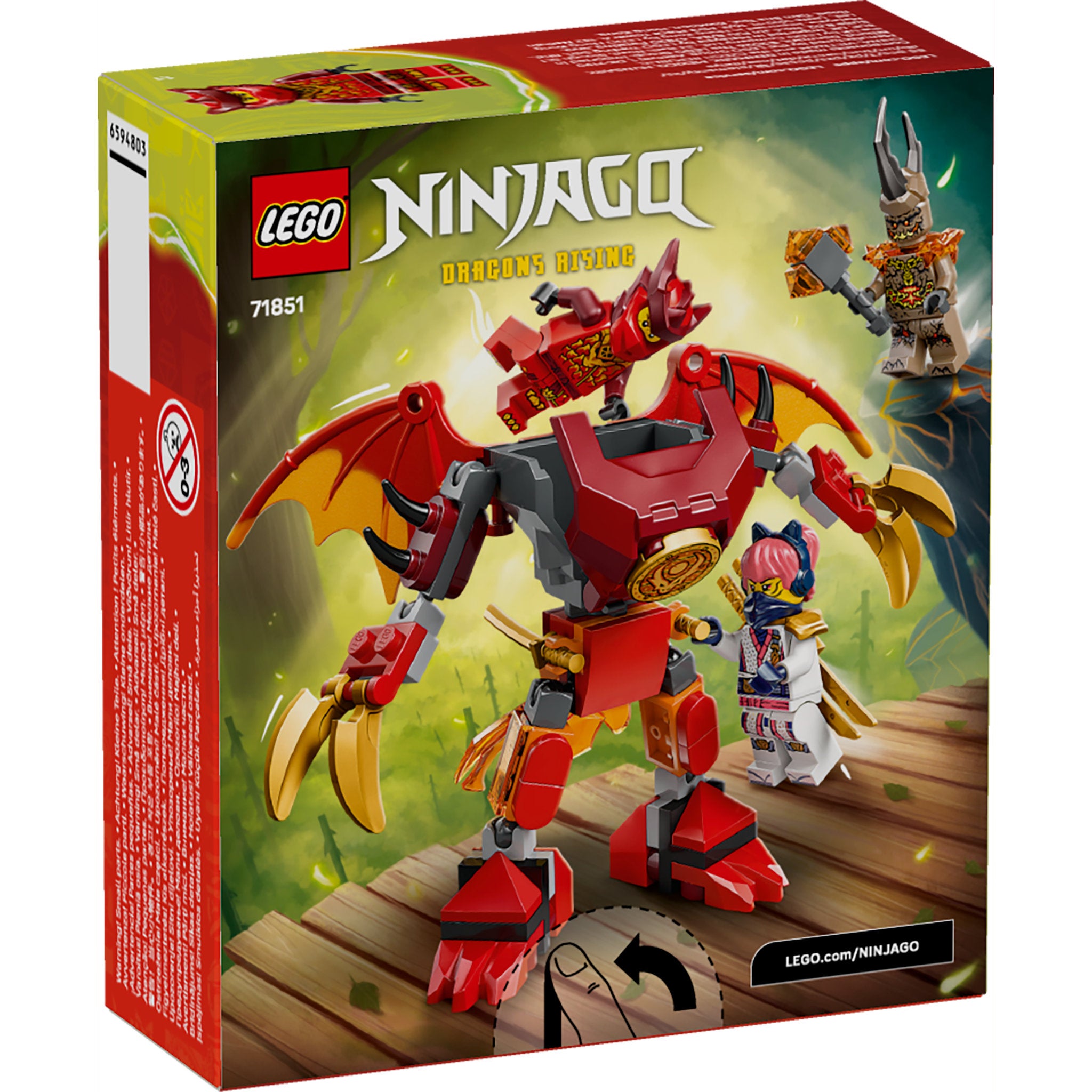 LEGO 71851 NINJAGO Kai’s Dragon Mech Battle Pack