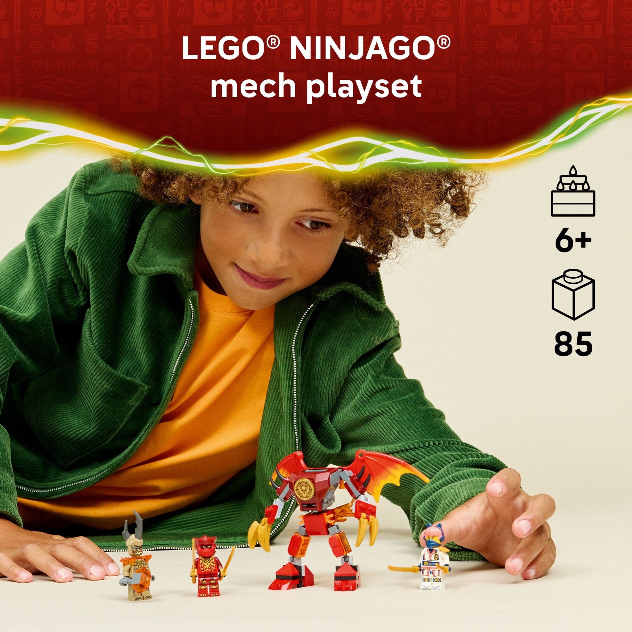 LEGO 71851 NINJAGO Kai’s Dragon Mech Battle Pack