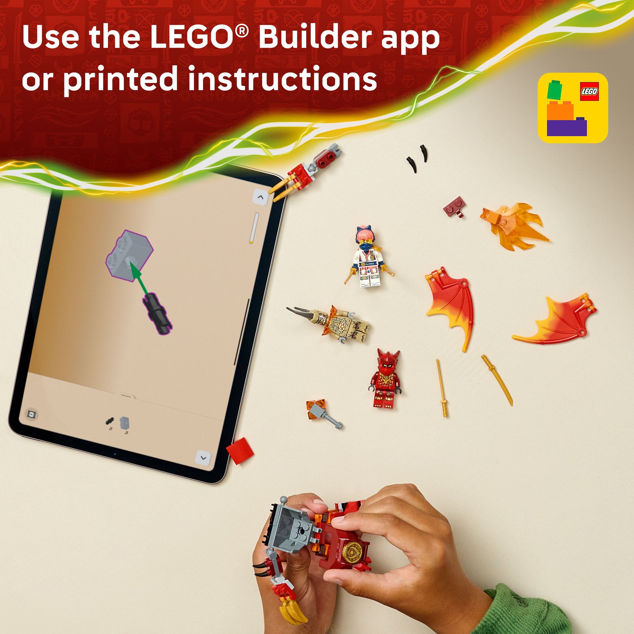 LEGO 71851 NINJAGO Kai’s Dragon Mech Battle Pack