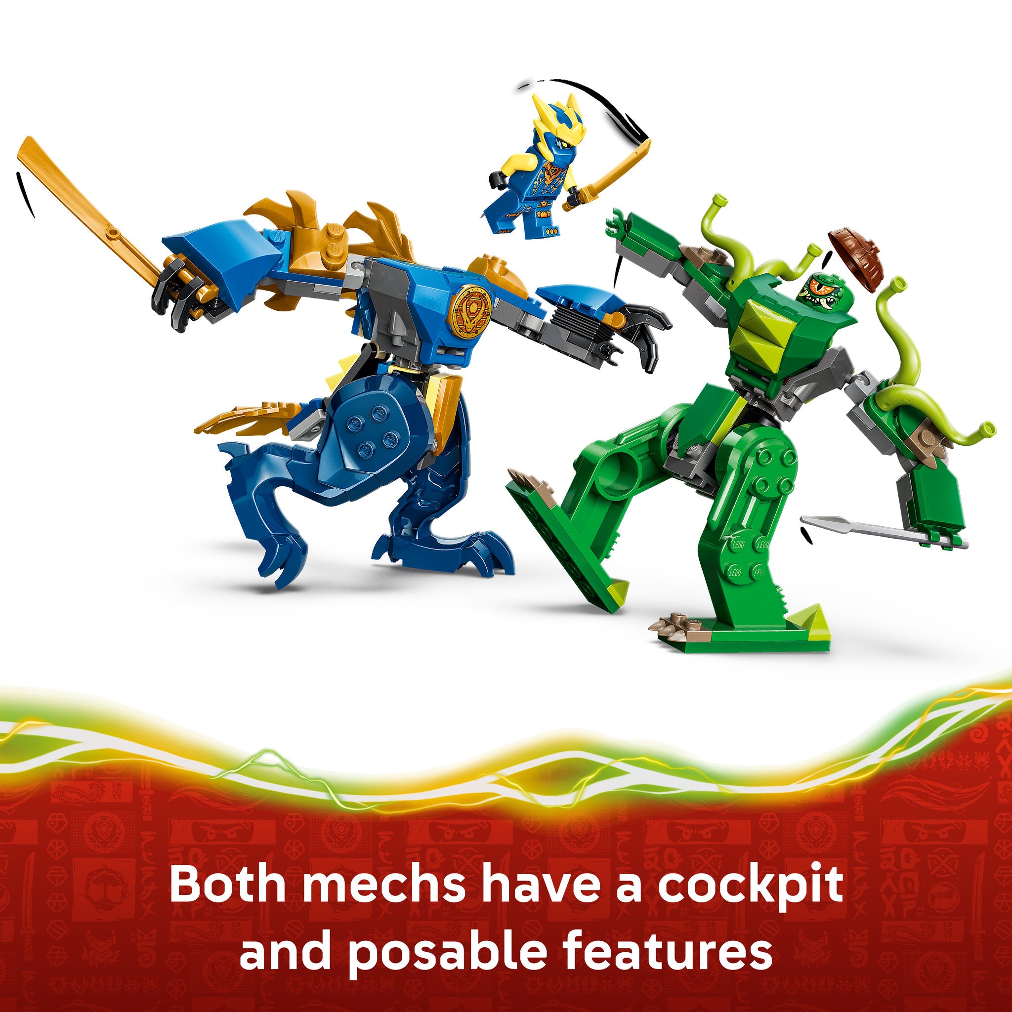 LEGO 71853 NINJAGO Jay's Dragon Mech Fight