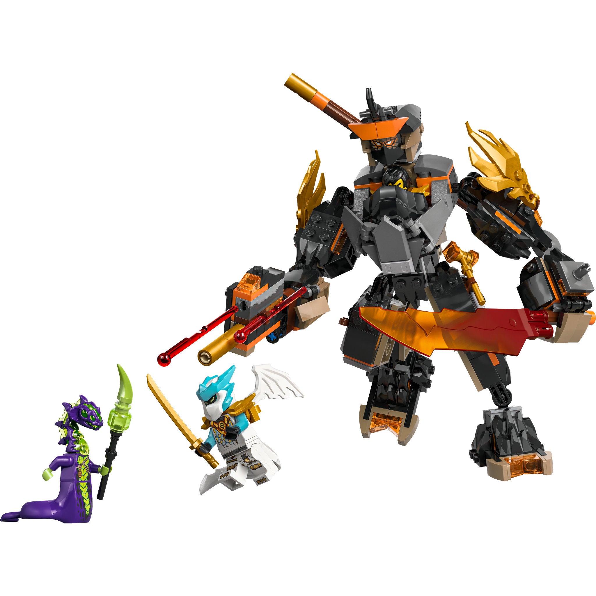 LEGO 71854 NINJAGO Cole’s Mission Mech & Dragon Zane