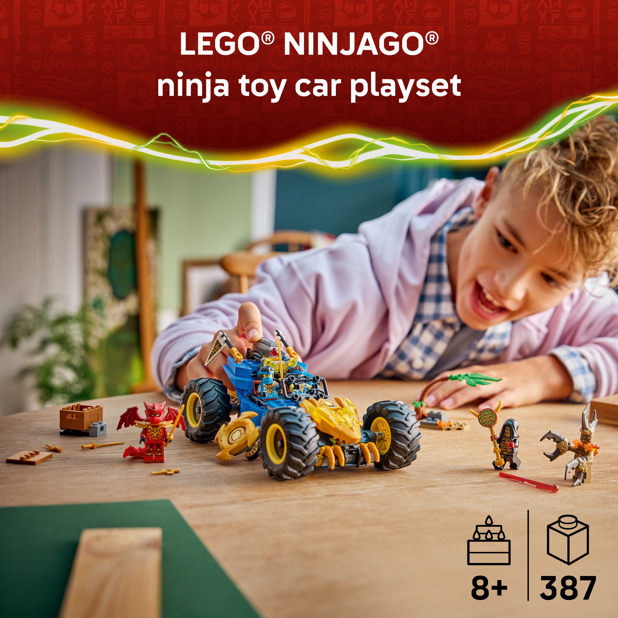 LEGO 71856 NINJAGO Jay’s Transforming Car