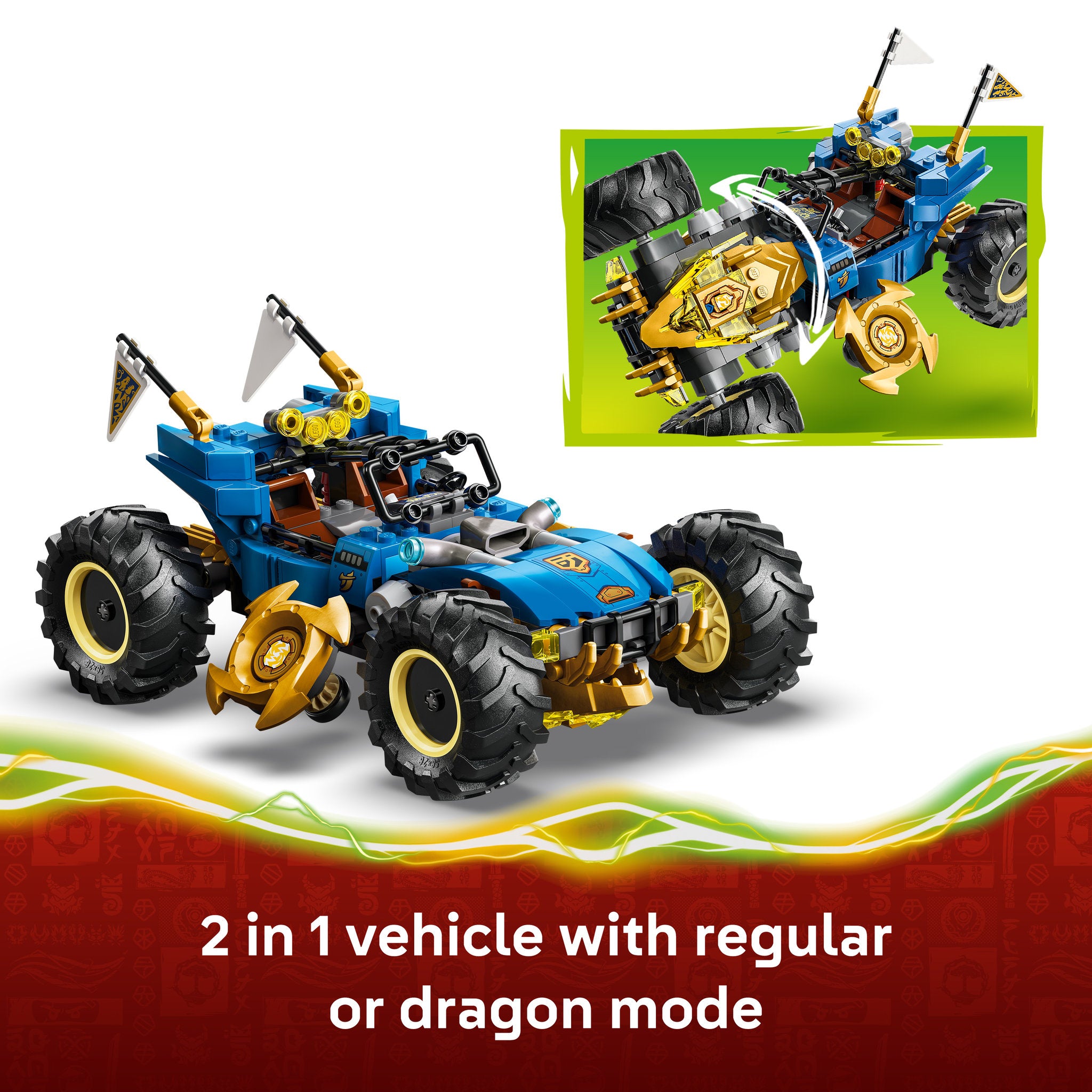 LEGO 71856 NINJAGO Jay’s Transforming Car