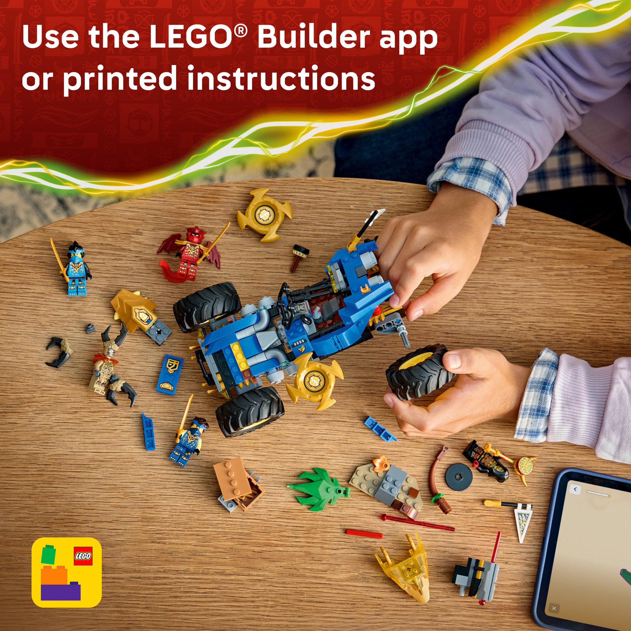 LEGO 71856 NINJAGO Jay’s Transforming Car