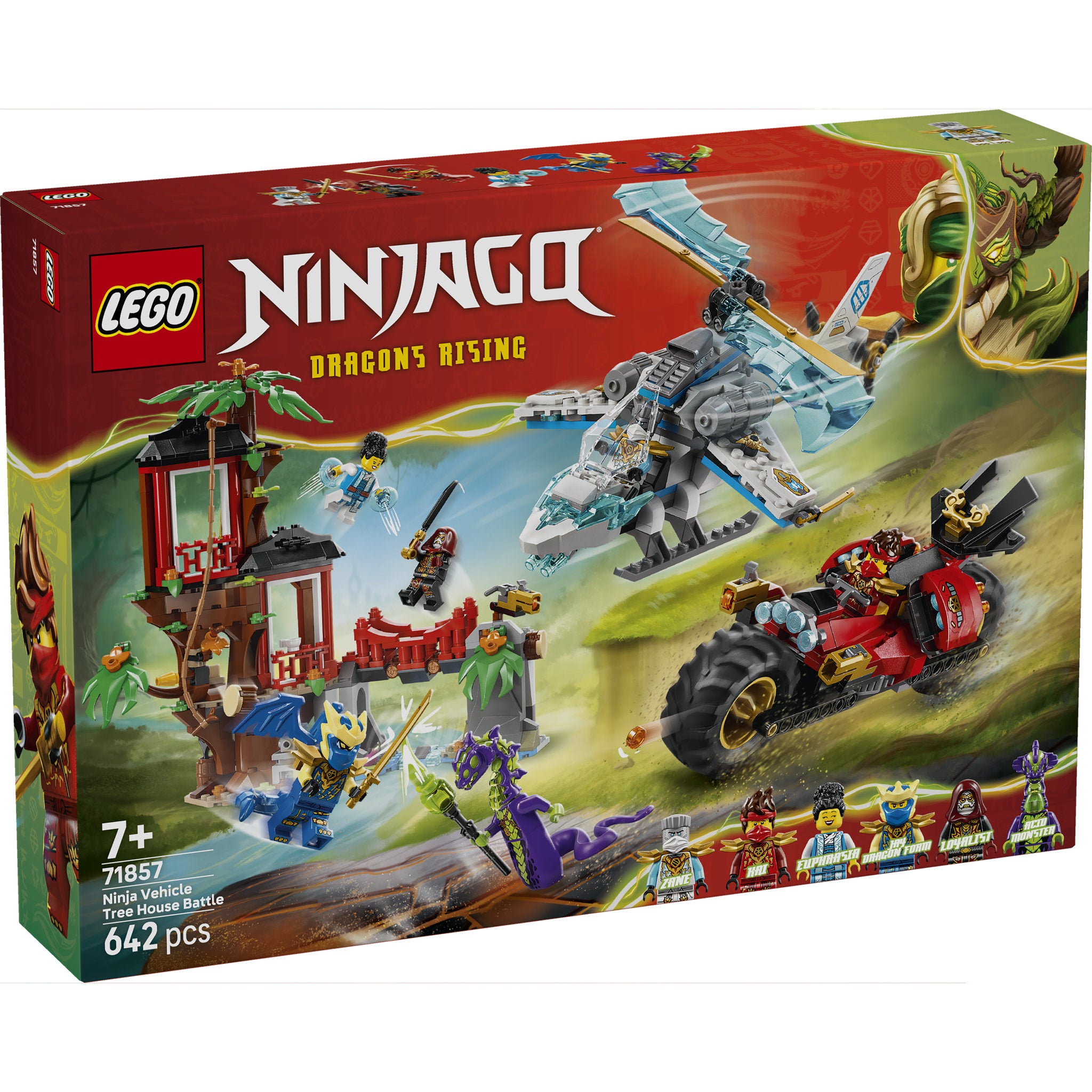 LEGO 71857 NINJAGO Ninja Vehicle Tree House Battle