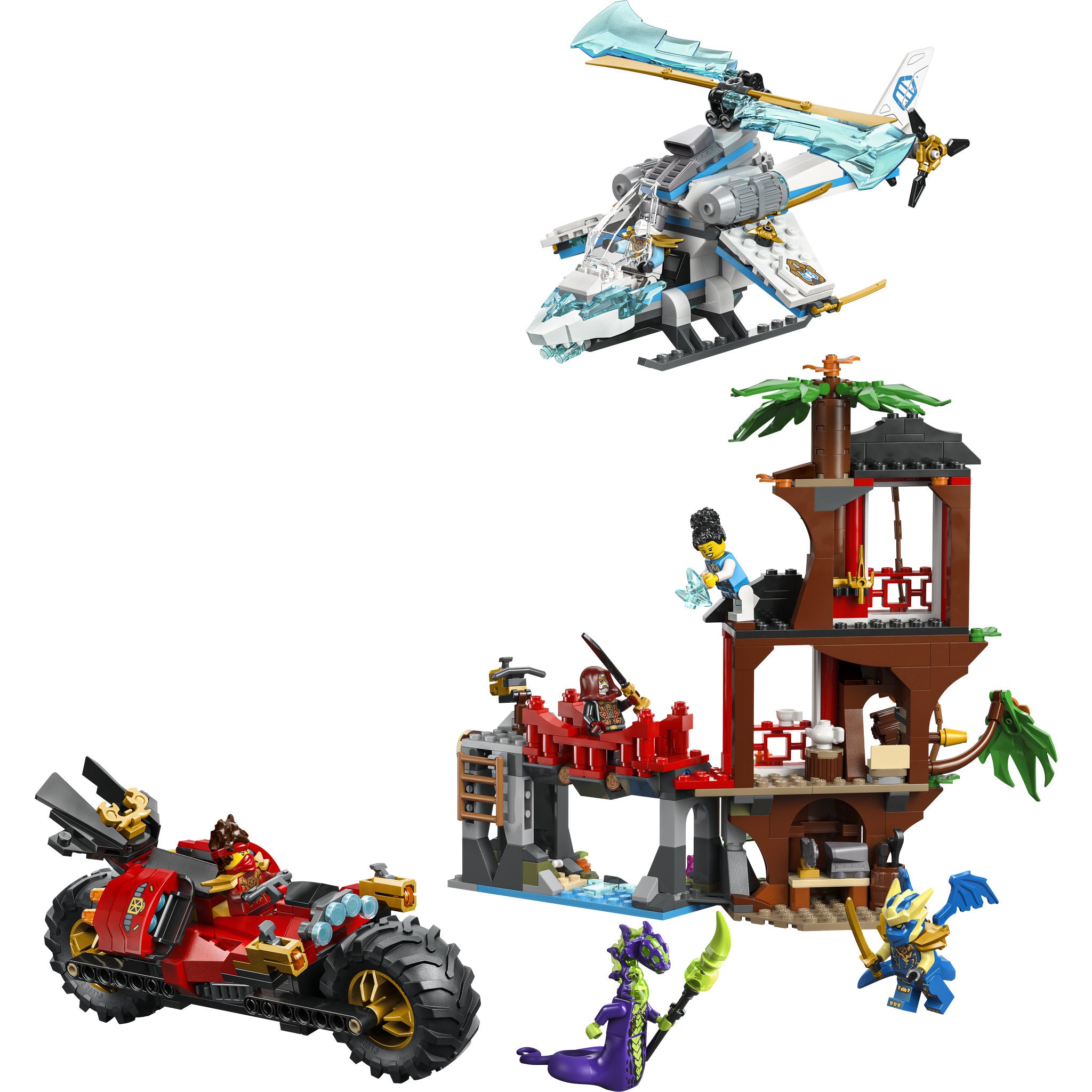 LEGO 71857 NINJAGO Ninja Vehicle Tree House Battle