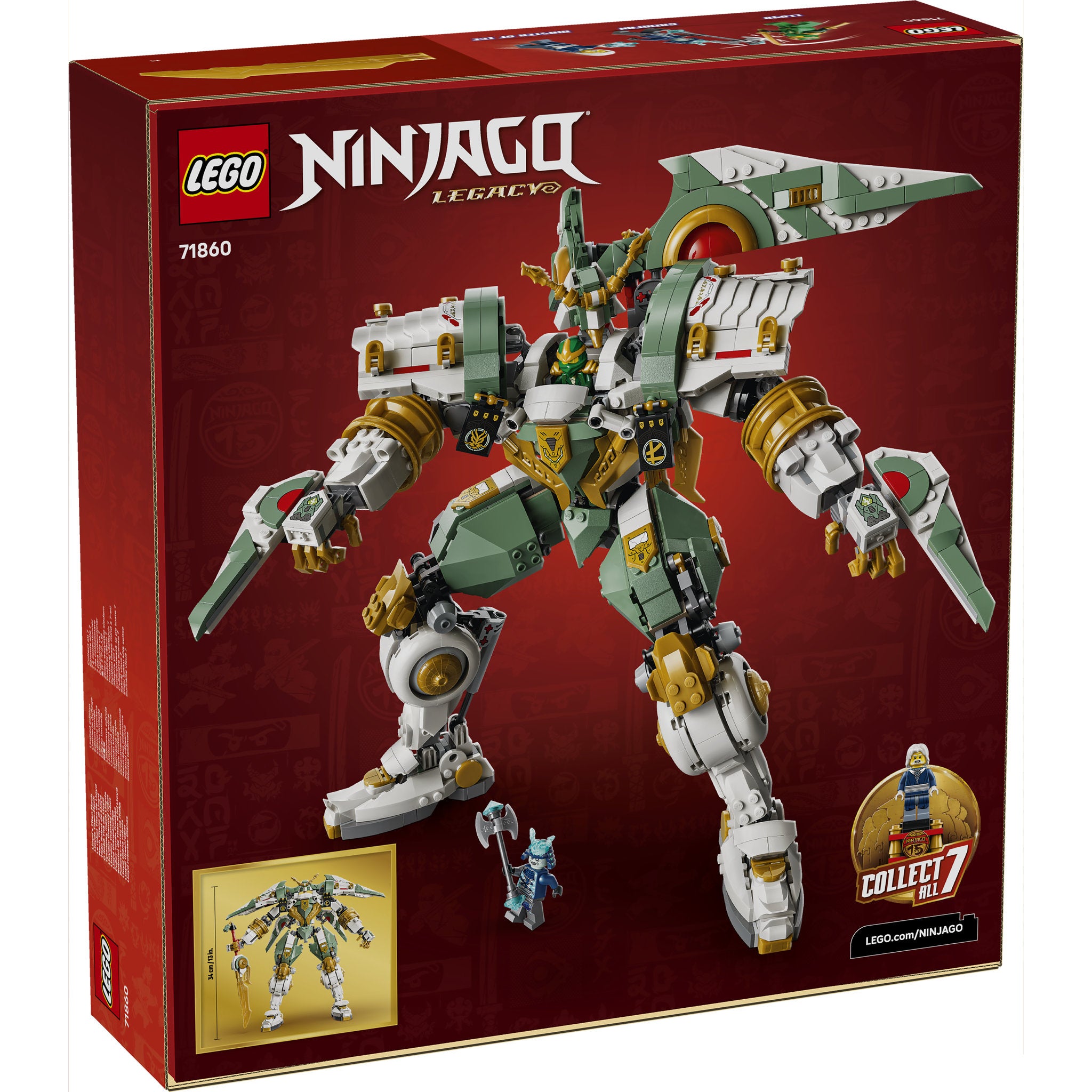 LEGO 71860 NINJAGO Lloyd's Titan Mech 15th Anniversary