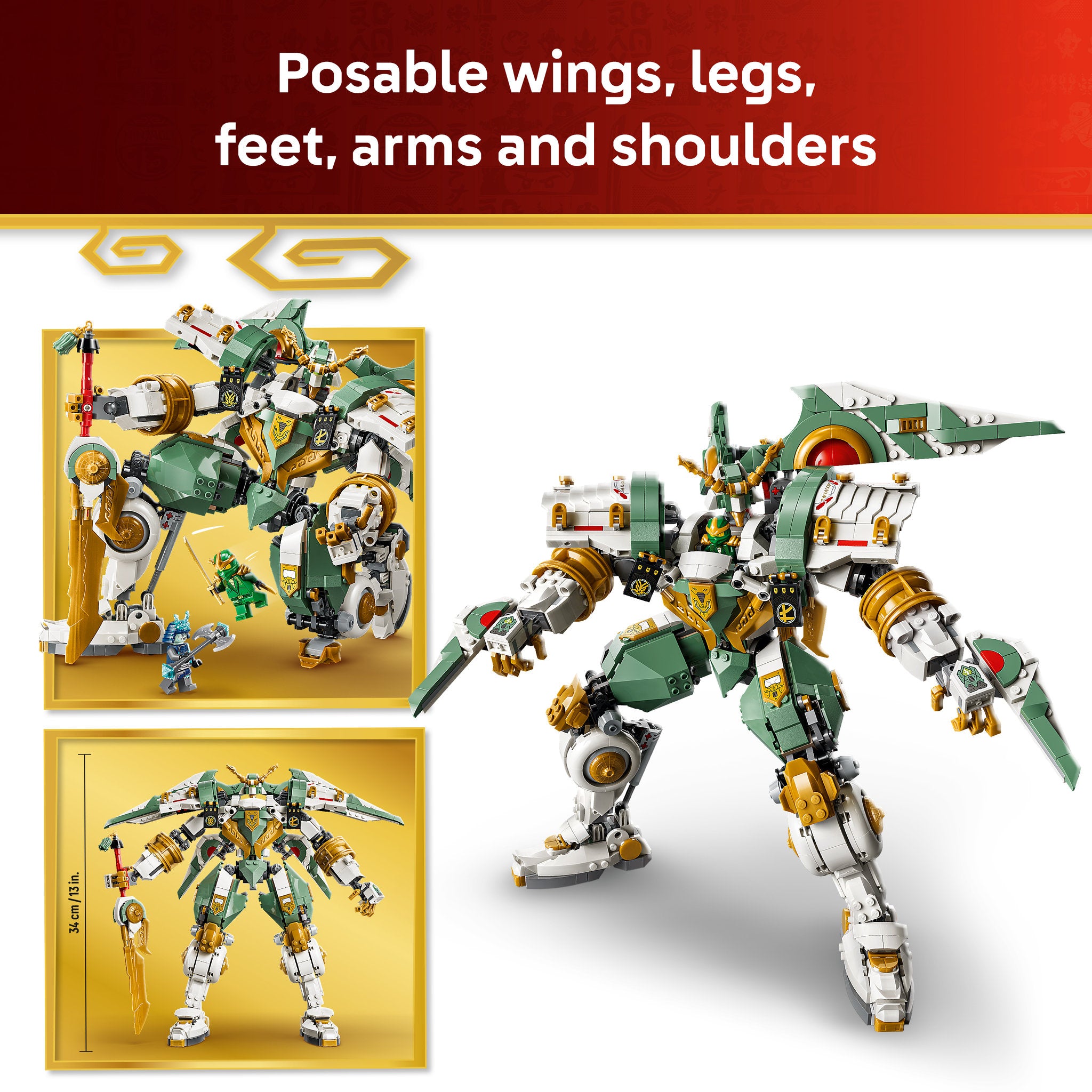 LEGO 71860 NINJAGO Lloyd's Titan Mech 15th Anniversary