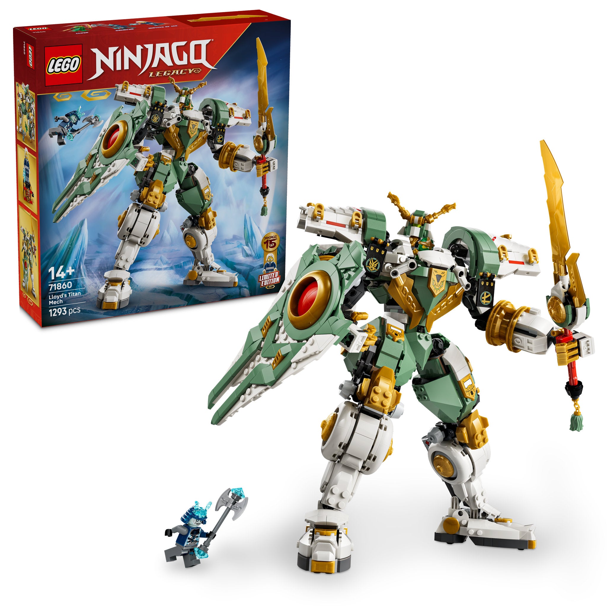LEGO 71860 NINJAGO Lloyd's Titan Mech 15th Anniversary