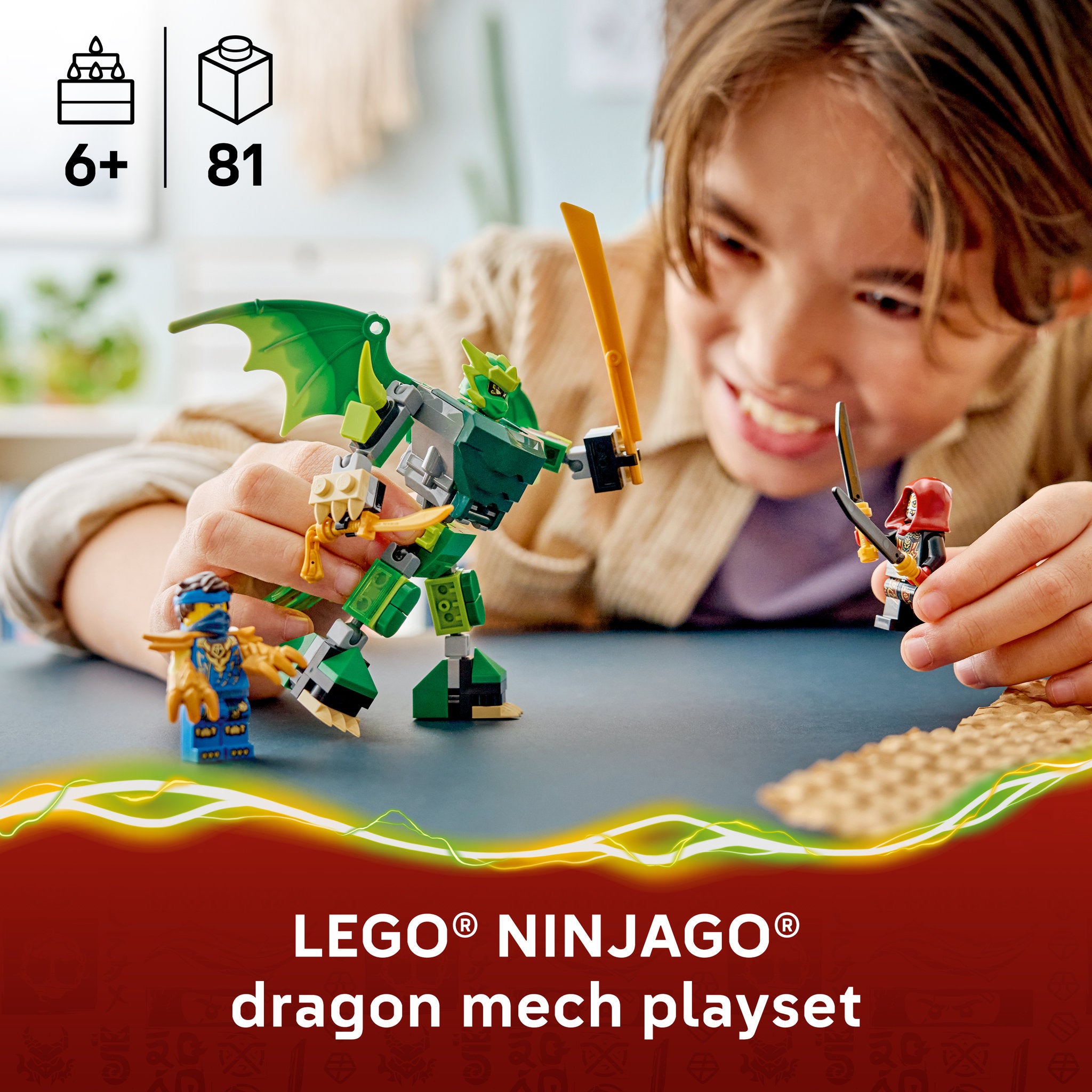 LEGO 71862 NINJAGO Lloyd's Dragon Mech Battle Pack