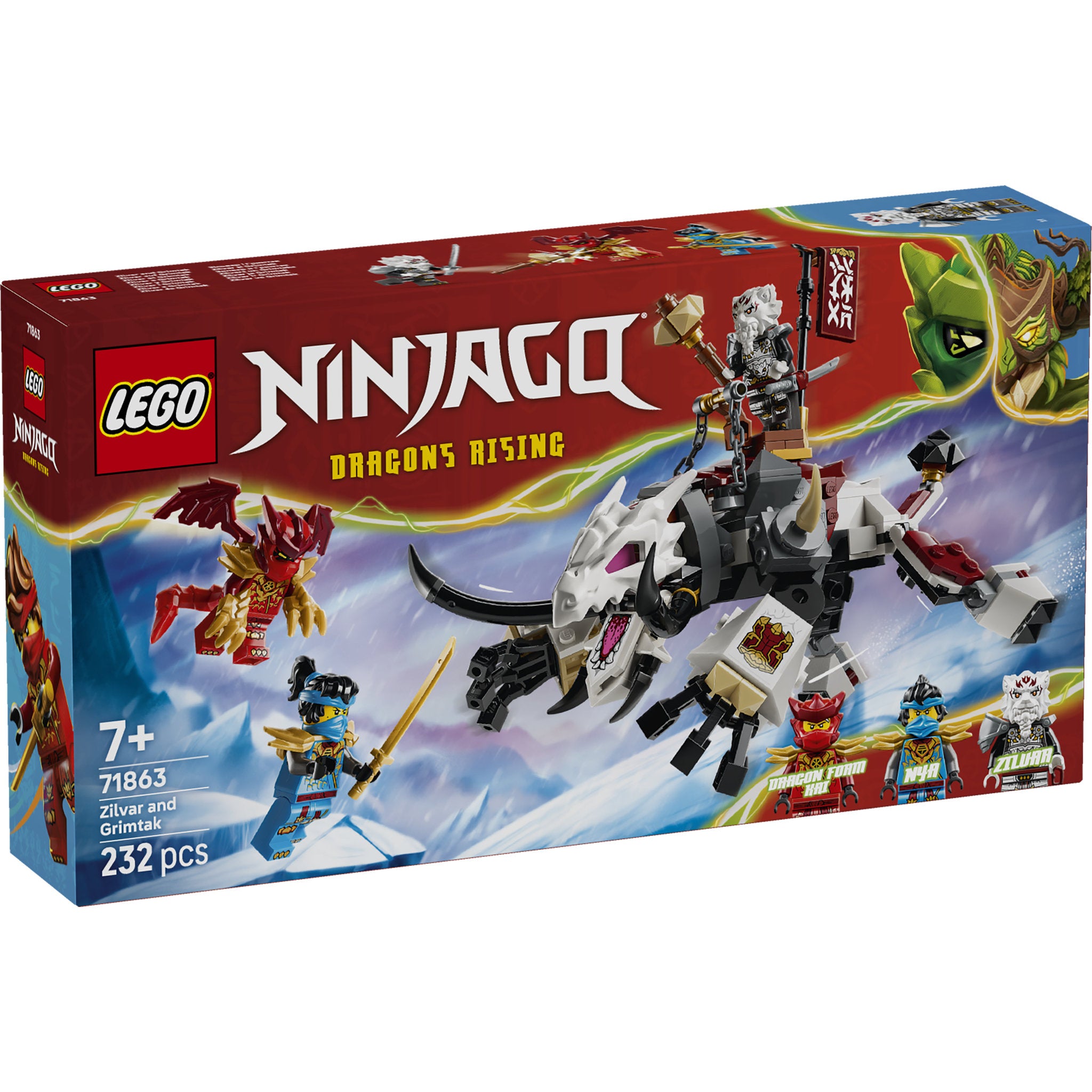あ LEGO 71863 NINJAGO Zilvar and Grimtak The Dragon Beast – Toyworld
