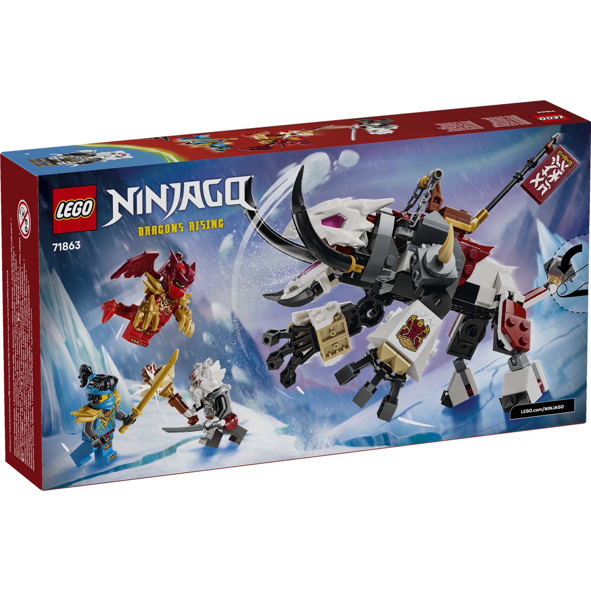 LEGO 71863 NINJAGO Zilvar and Grimtak The Dragon Beast – Toyworld