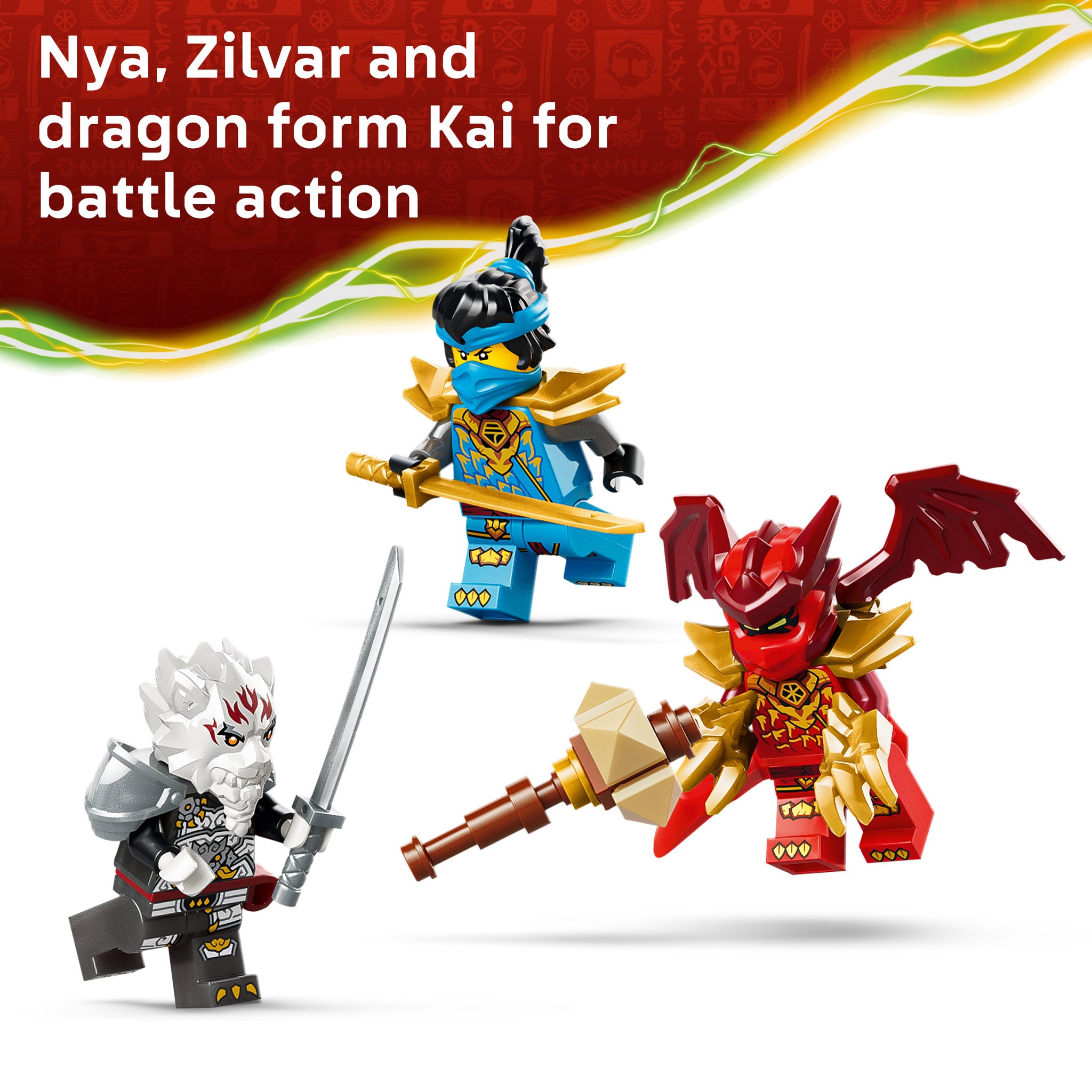 LEGO 71863 NINJAGO Zilvar and Grimtak The Dragon Beast