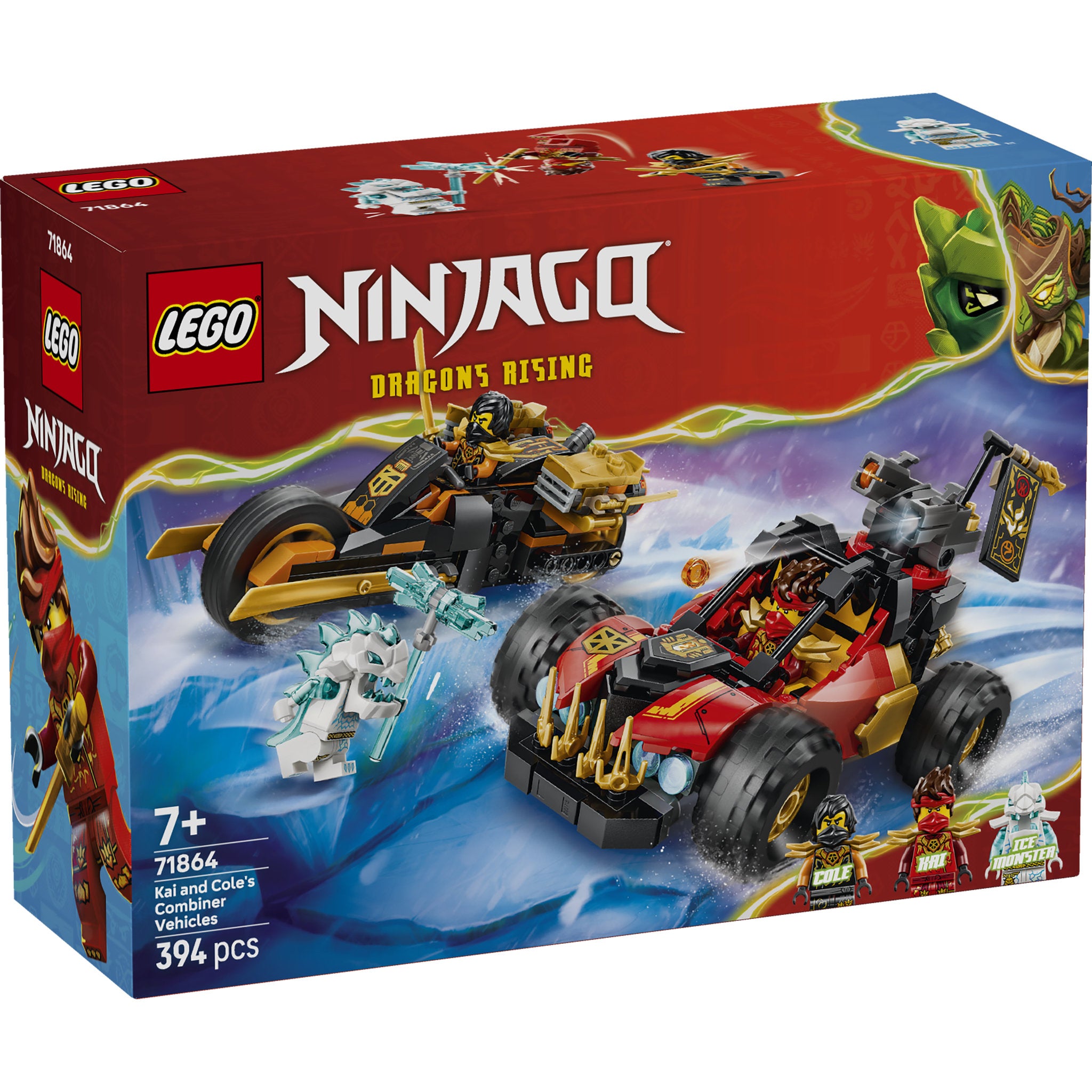 LEGO 71864 NINJAGO Kai and Cole's Combiner Vehicles