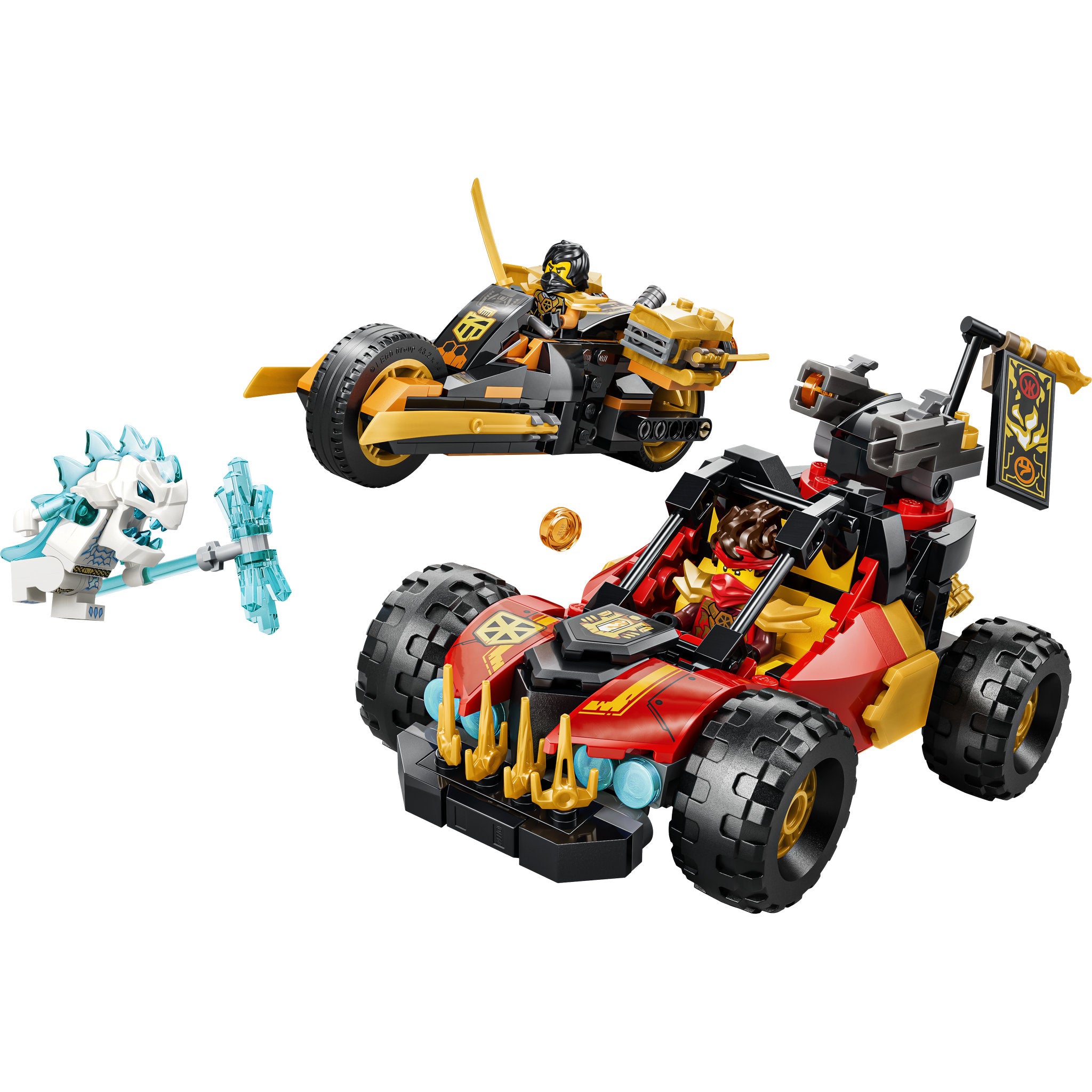 LEGO 71864 NINJAGO Kai and Cole's Combiner Vehicles