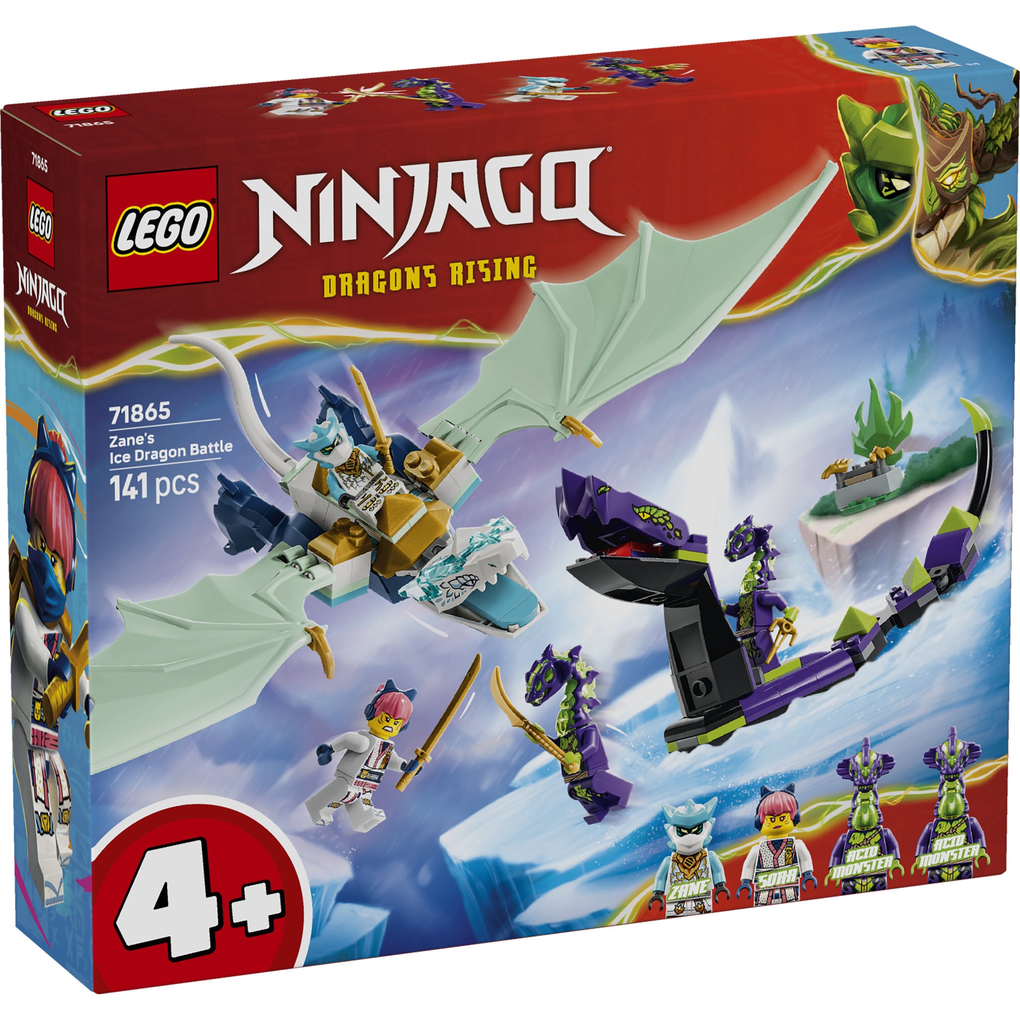 LEGO 71865 NINJAGO Zane's Ice Dragon Battle
