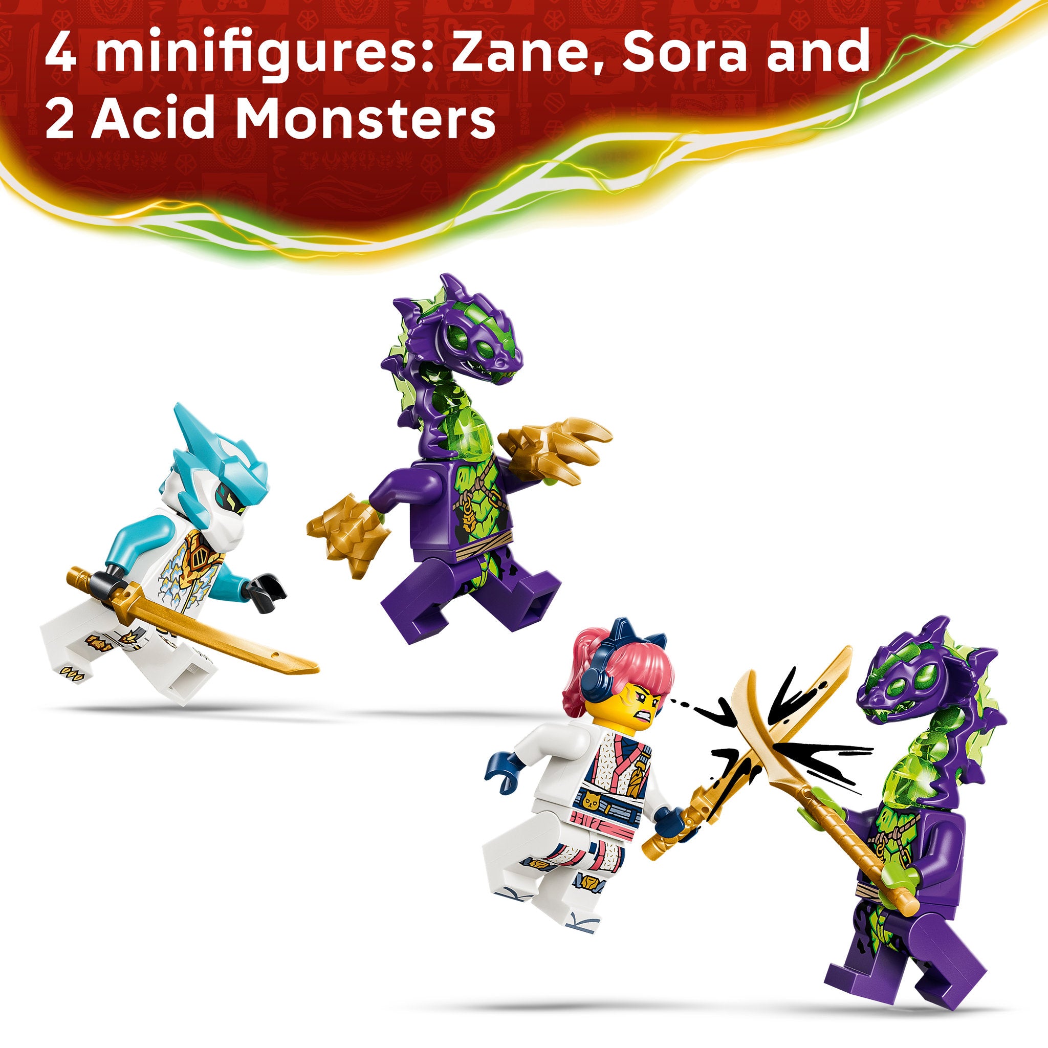LEGO 71865 NINJAGO Zane's Ice Dragon Battle