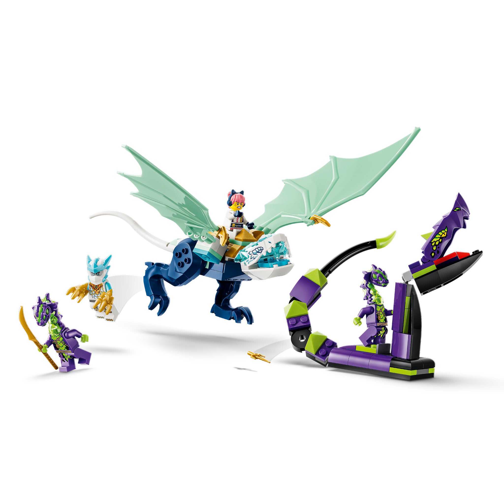 LEGO 71865 NINJAGO Zane's Ice Dragon Battle