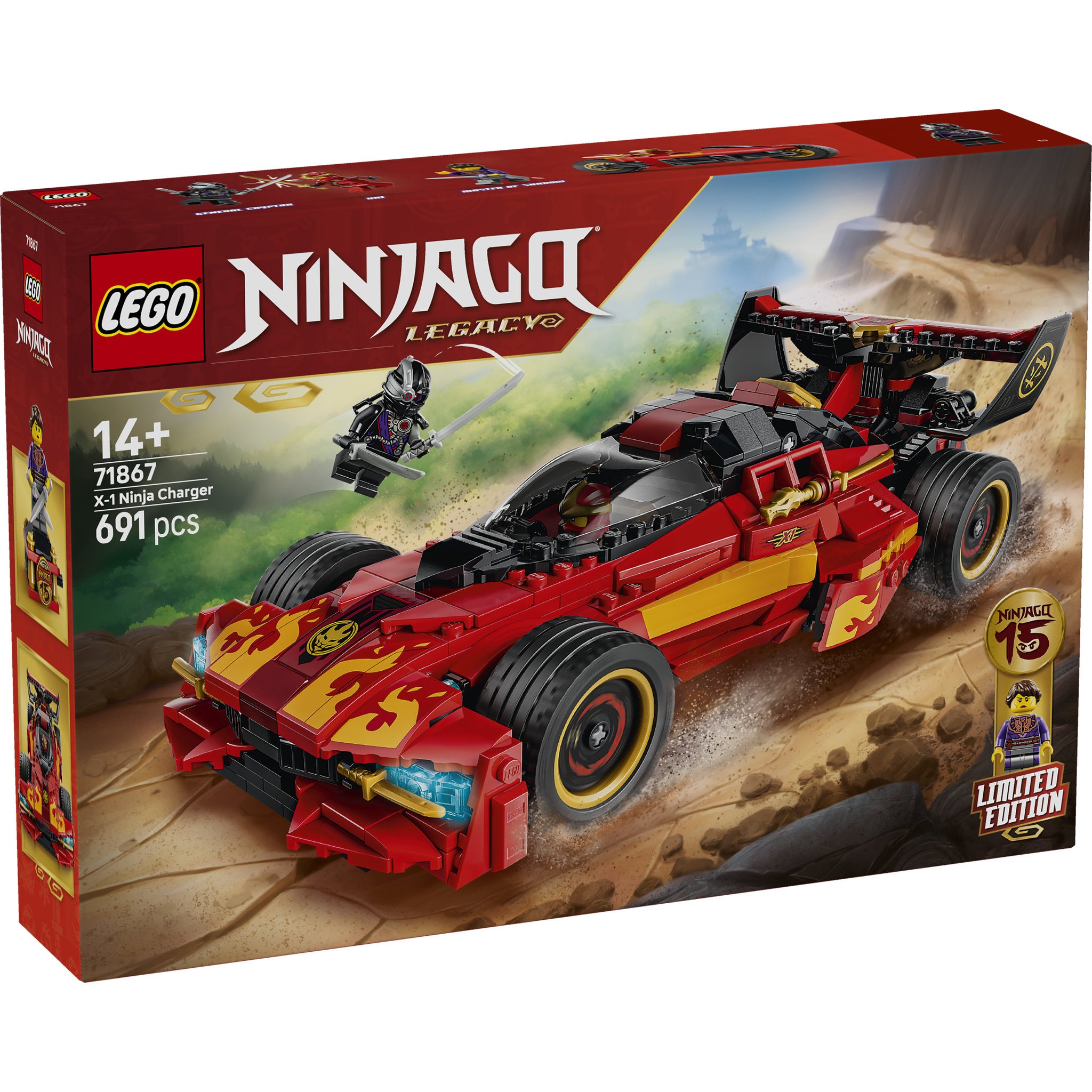 LEGO 71867 NINJAGO X-1 Ninja Charger 15th Anniversary