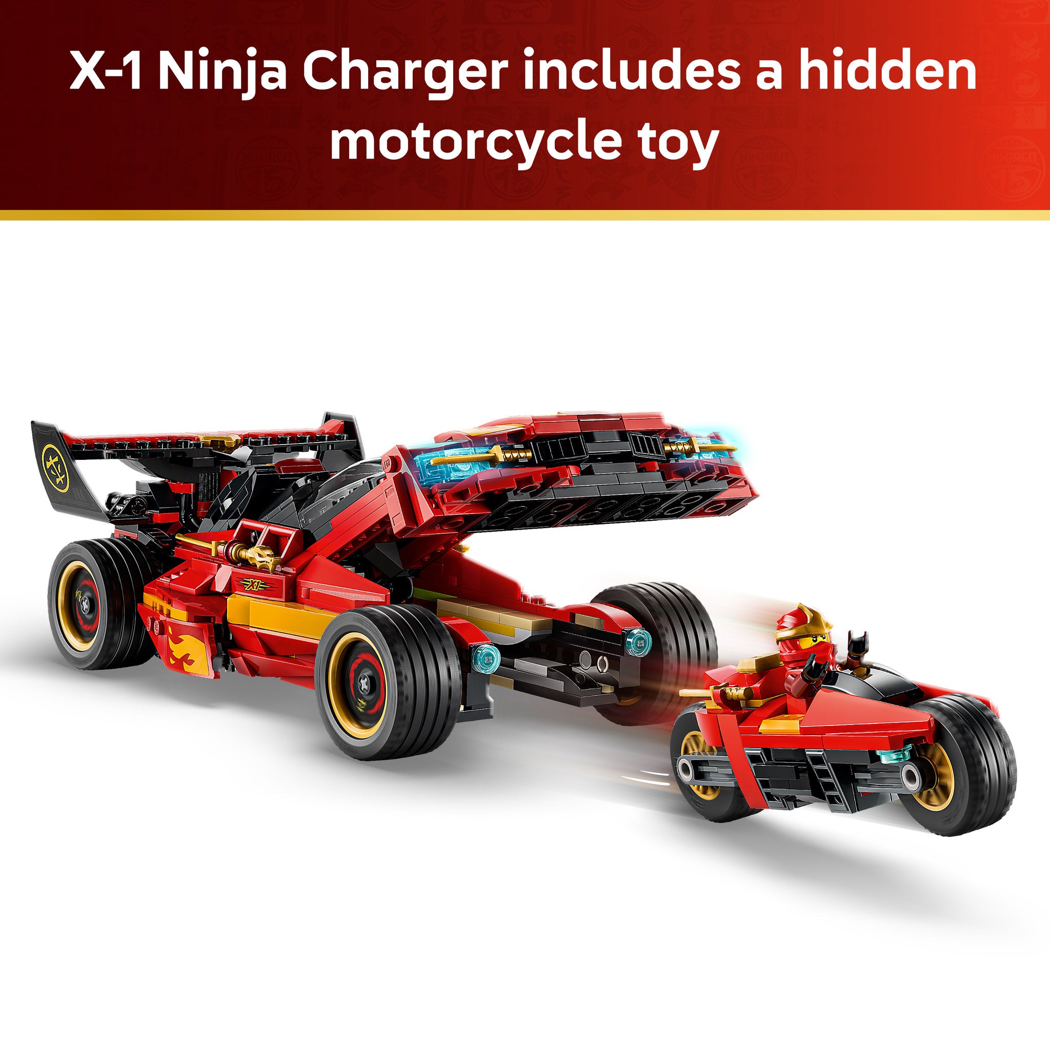 LEGO 71867 NINJAGO X-1 Ninja Charger 15th Anniversary