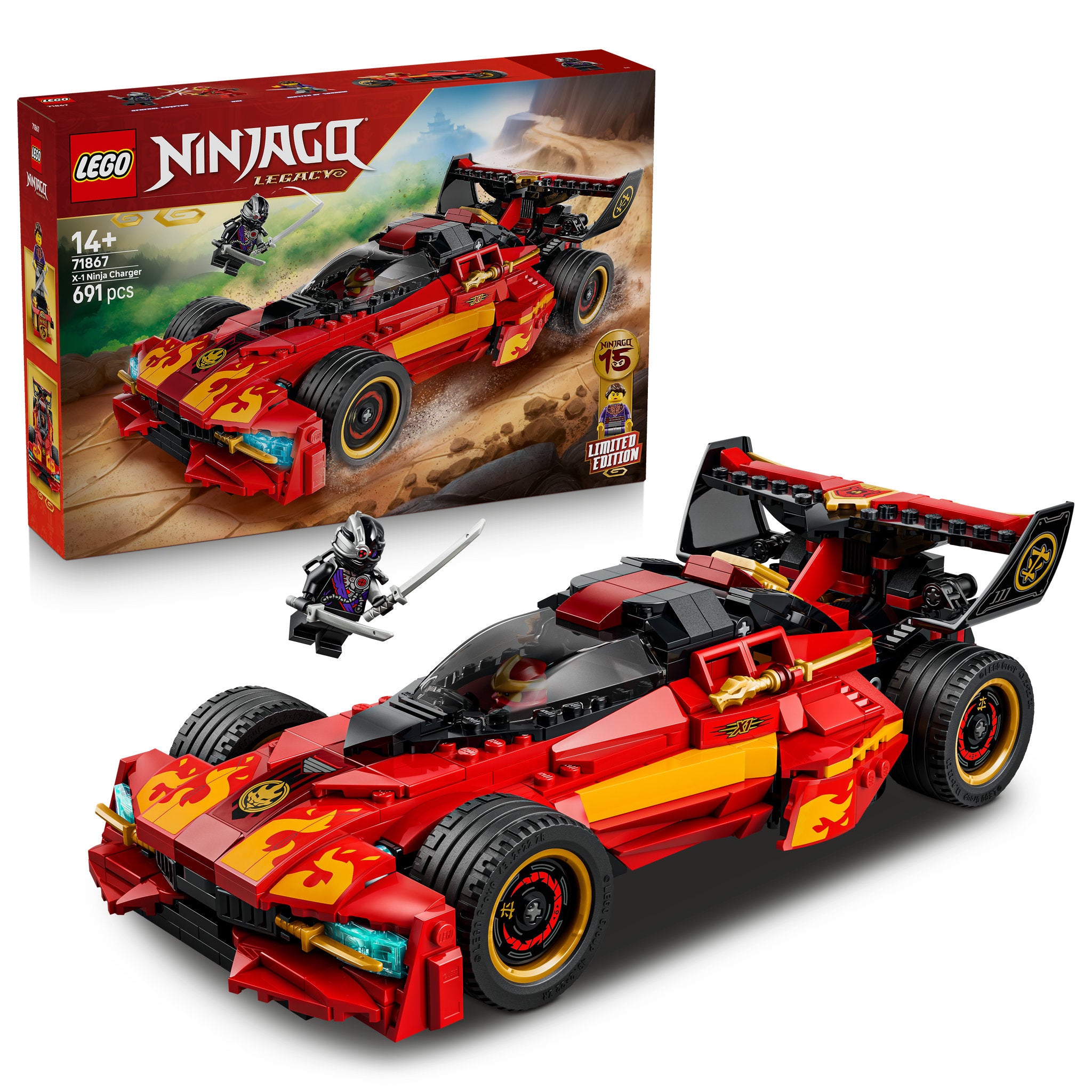 LEGO 71867 NINJAGO X-1 Ninja Charger 15th Anniversary